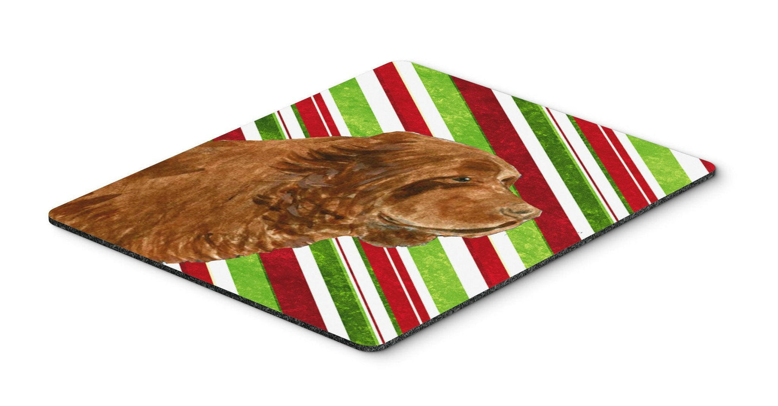 Sussex Spaniel Candy Cane Holiday Christmas Mouse Pad, Hot Pad or Trivet by Caroline's Treasures