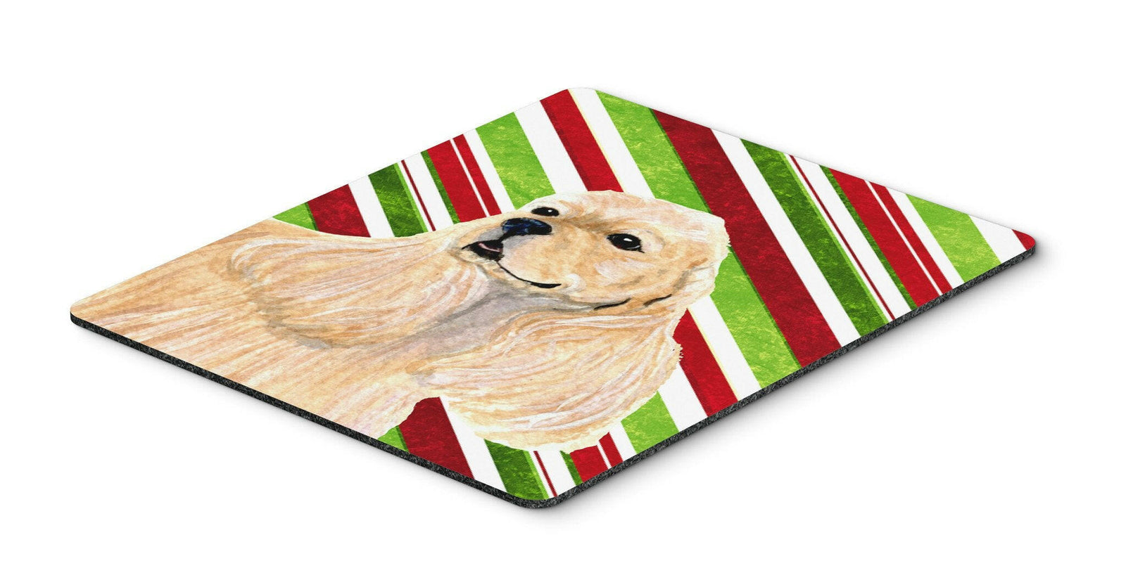 Cocker Spaniel Candy Cane Holiday Christmas Mouse Pad, Hot Pad or Trivet by Caroline's Treasures