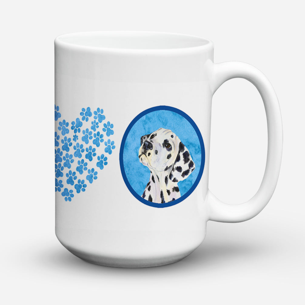 Dalmatian  Dishwasher Safe Microwavable Ceramic Coffee Mug 15 ounce SS4768
