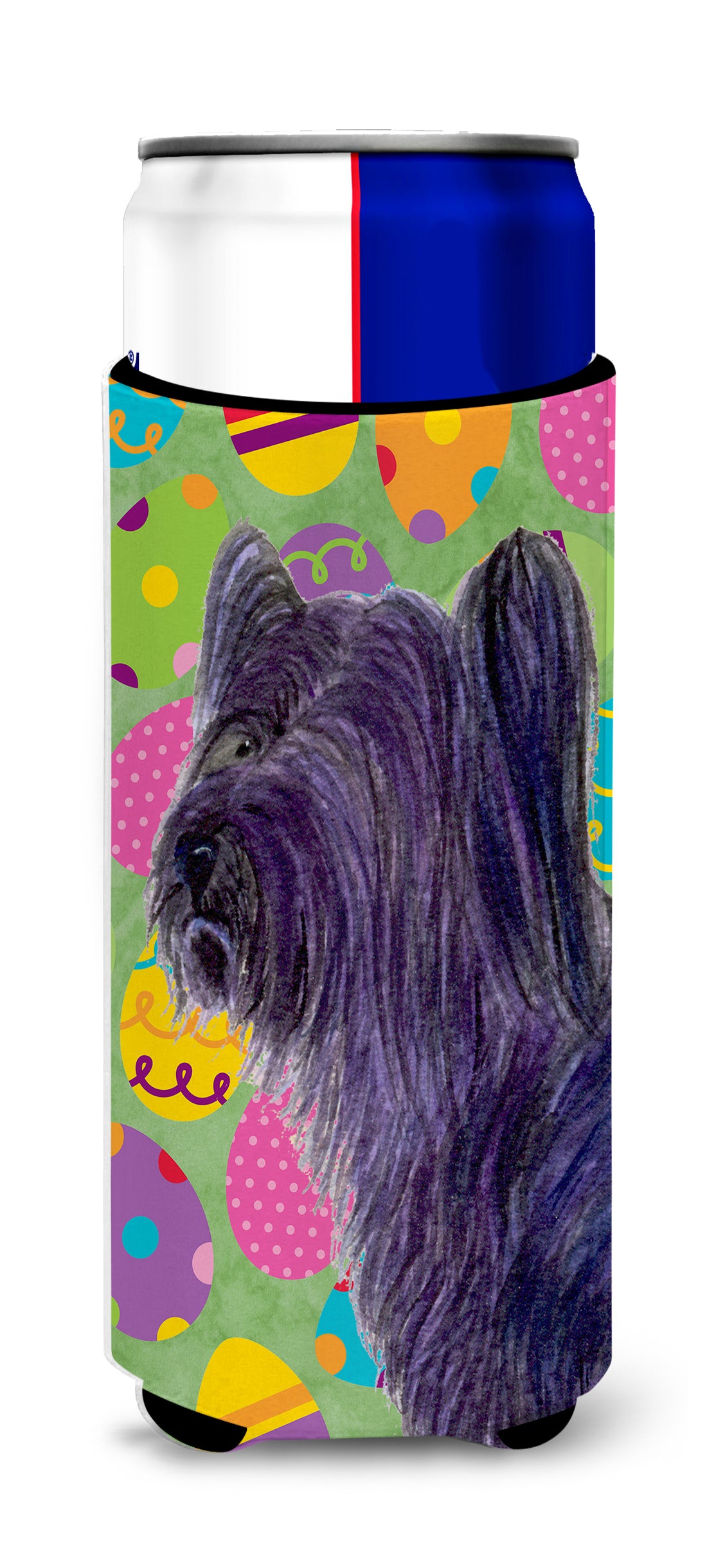 Skye Terrier Easter Eggtravaganza Ultra Beverage Insulators for slim cans SS4808MUK.