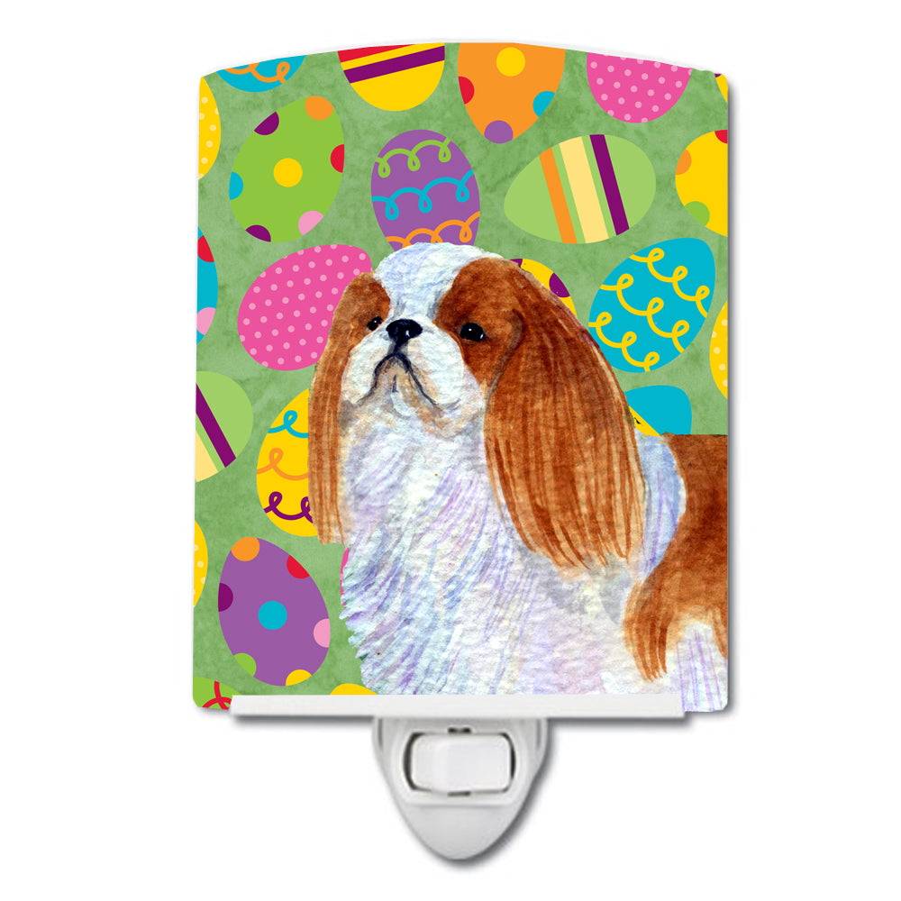 English Toy Spaniel Easter Eggtravaganza Ceramic Night Light SS4852CNL - the-store.com
