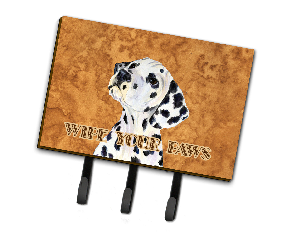 Dalmatian Wipe your Paws Leash or Key Holder