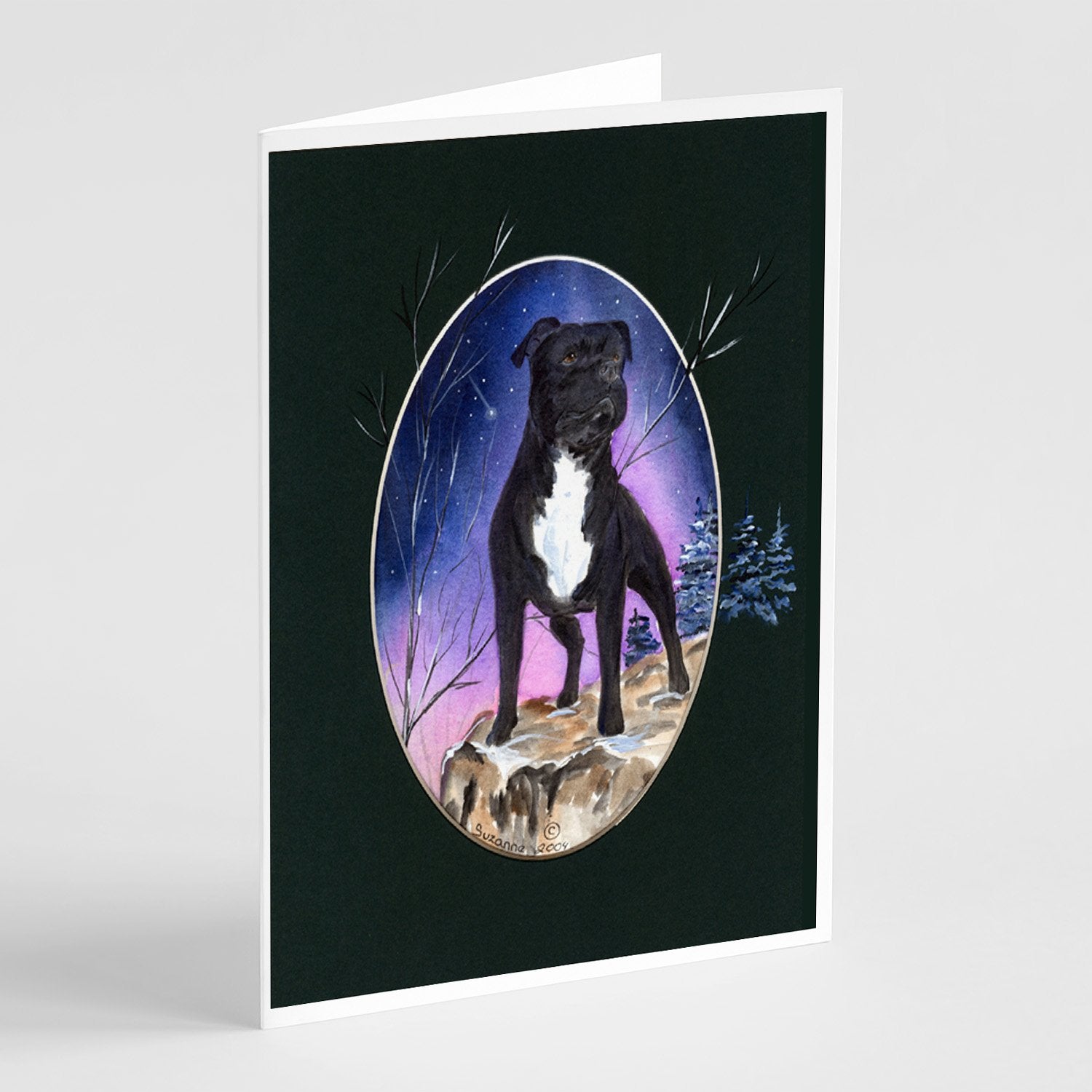 Buy this Staffie Greeting Cards and Envelopes Pack of 8