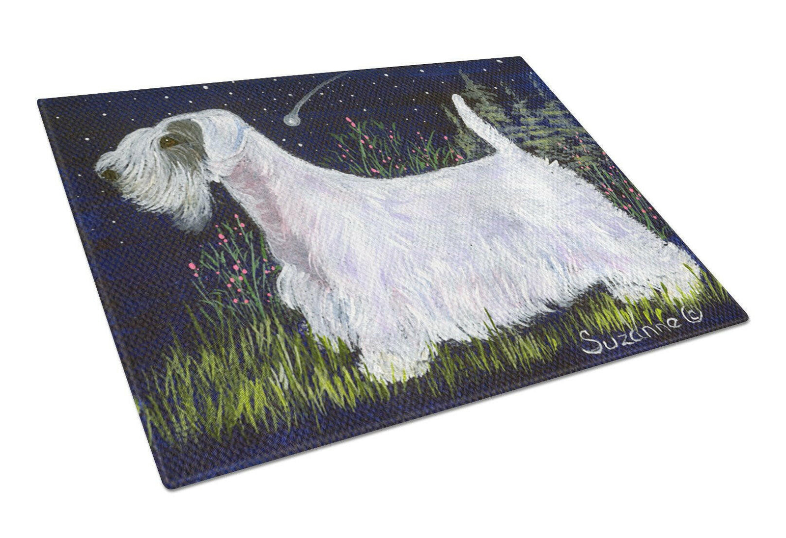 Sealyham Terrier Glass Cutting Board Large by Caroline's Treasures