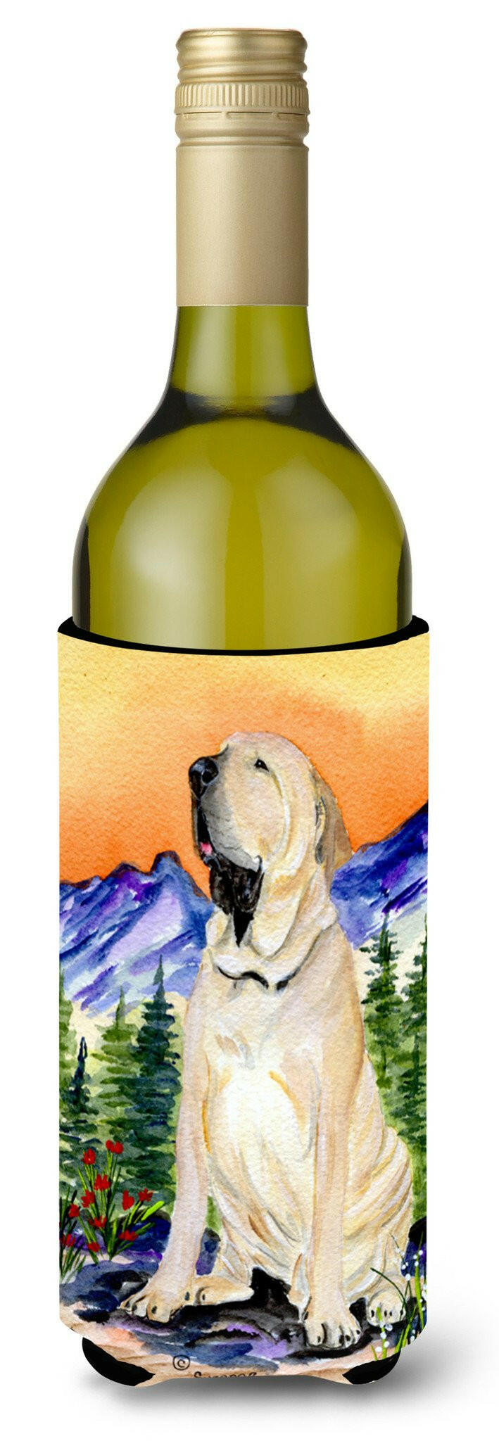 Brazilian Mastiff  / Fila Brasileiro Wine Bottle Beverage Insulator Beverage Insulator Hugger by Caroline's Treasures