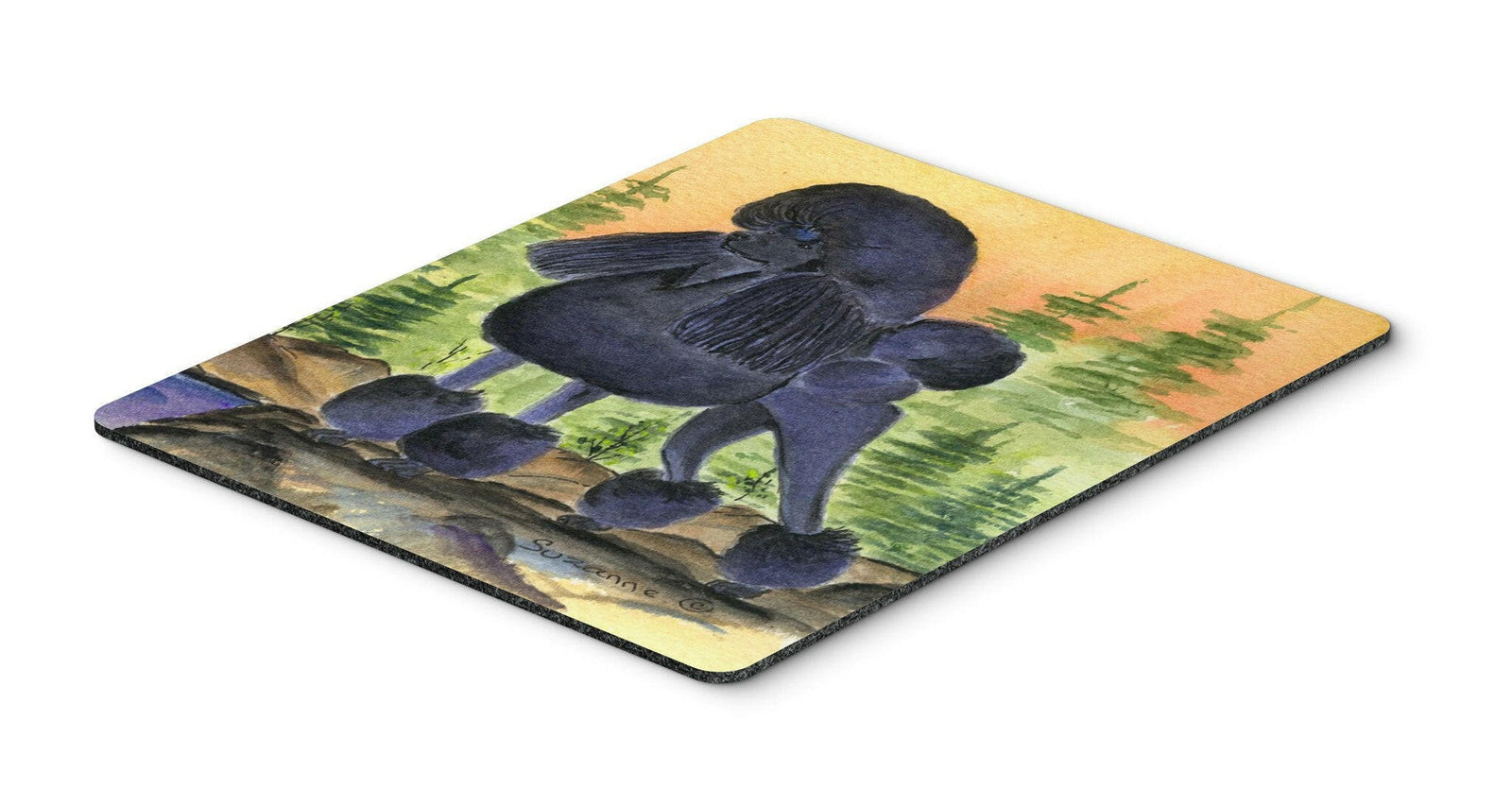 Poodle Mouse Pad, Hot Pad or Trivet by Caroline's Treasures