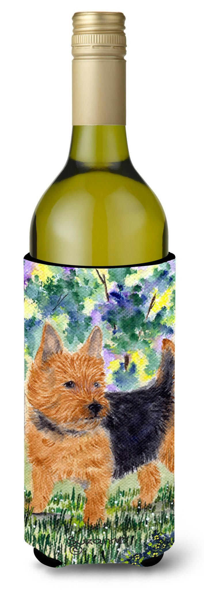 Norwich Terrier Wine Bottle Beverage Insulator Beverage Insulator Hugger SS8218LITERK by Caroline's Treasures