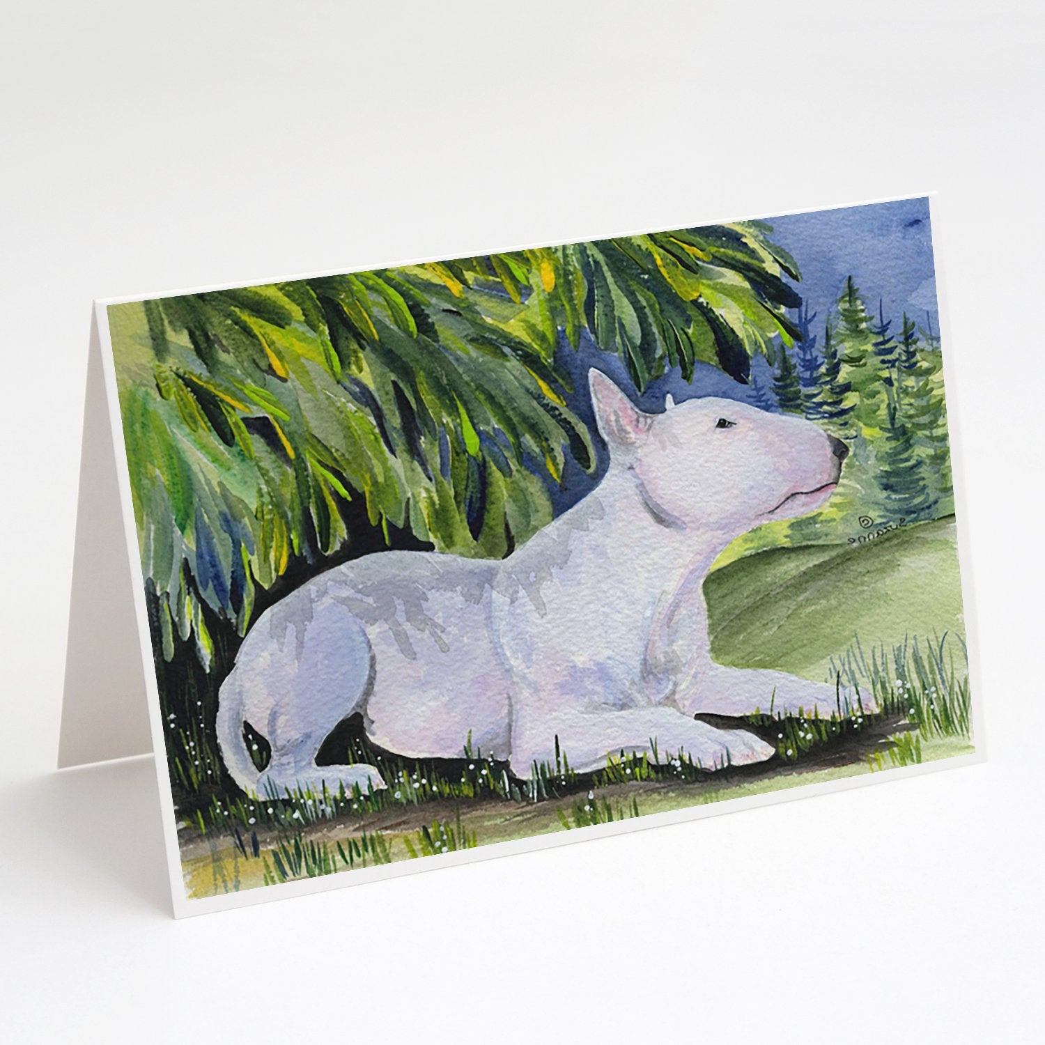 Buy this Bull Terrier Greeting Cards and Envelopes Pack of 8