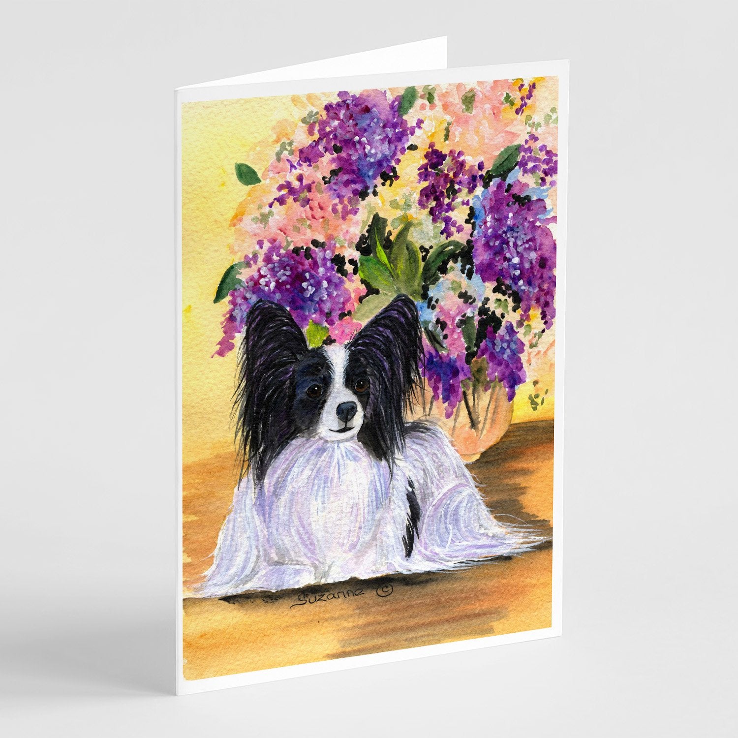 Buy this Papillon Greeting Cards and Envelopes Pack of 8
