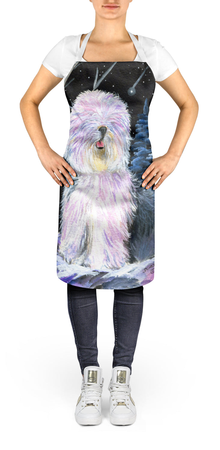 Starry Night Old English Sheepdog Apron - the-store.com