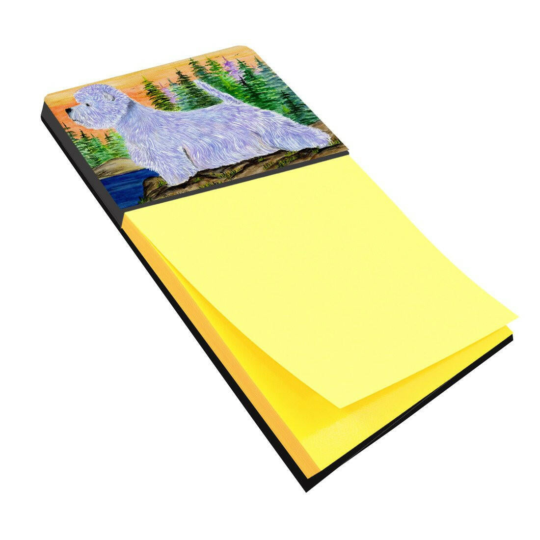 Westie Refiillable Sticky Note Holder or Postit Note Dispenser SS8418SN by Caroline's Treasures