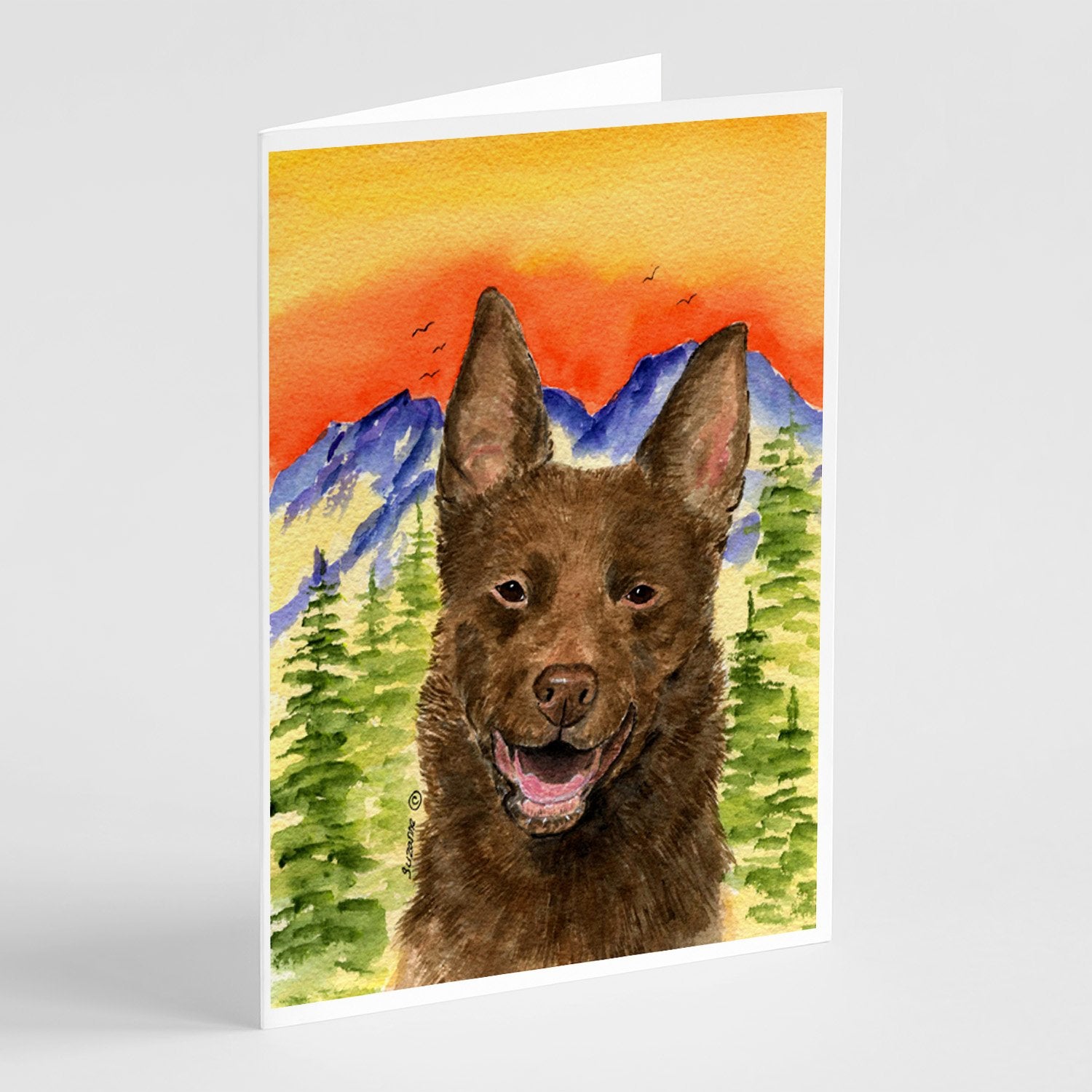 Buy this Australian Kelpie Greeting Cards and Envelopes Pack of 8