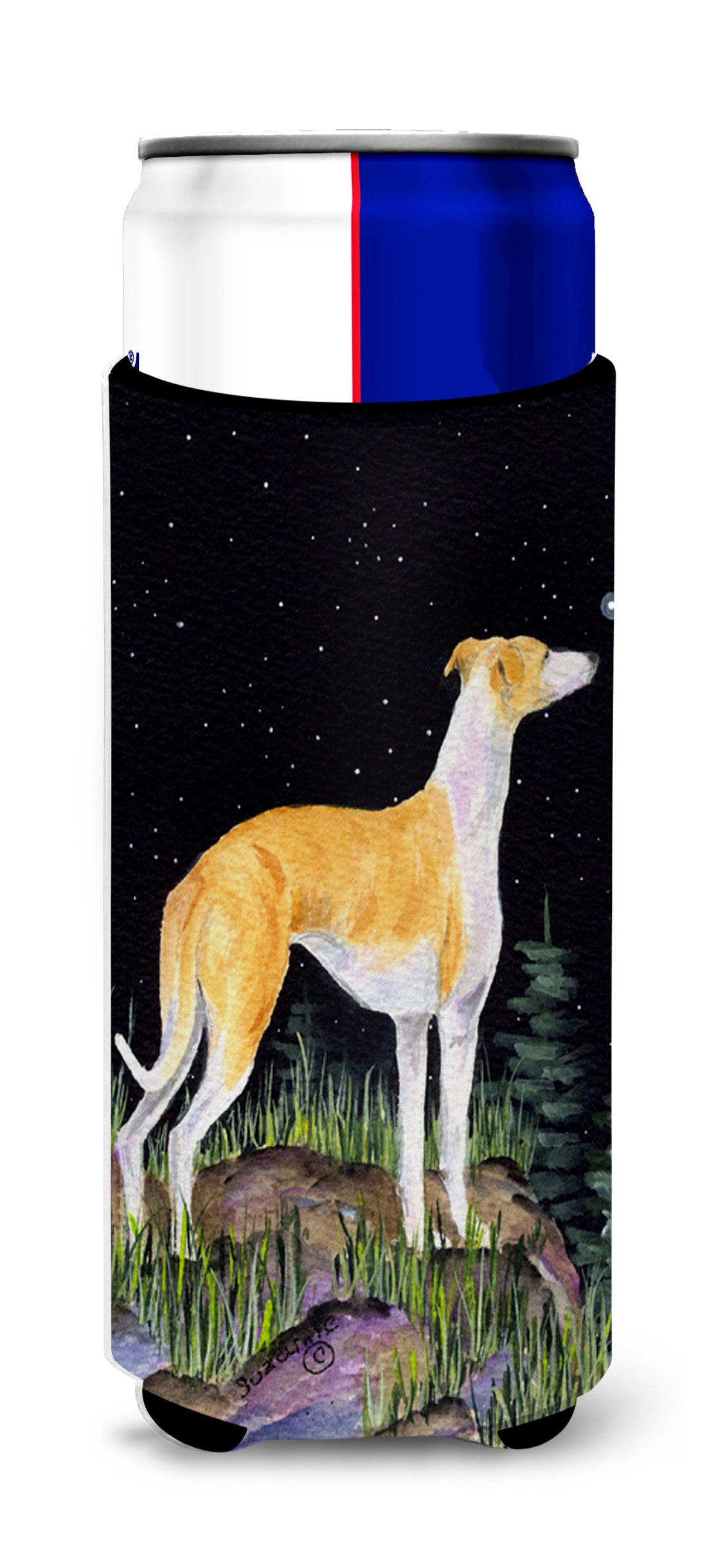Starry Night Whippet Ultra Beverage Insulators for slim cans SS8492MUK.