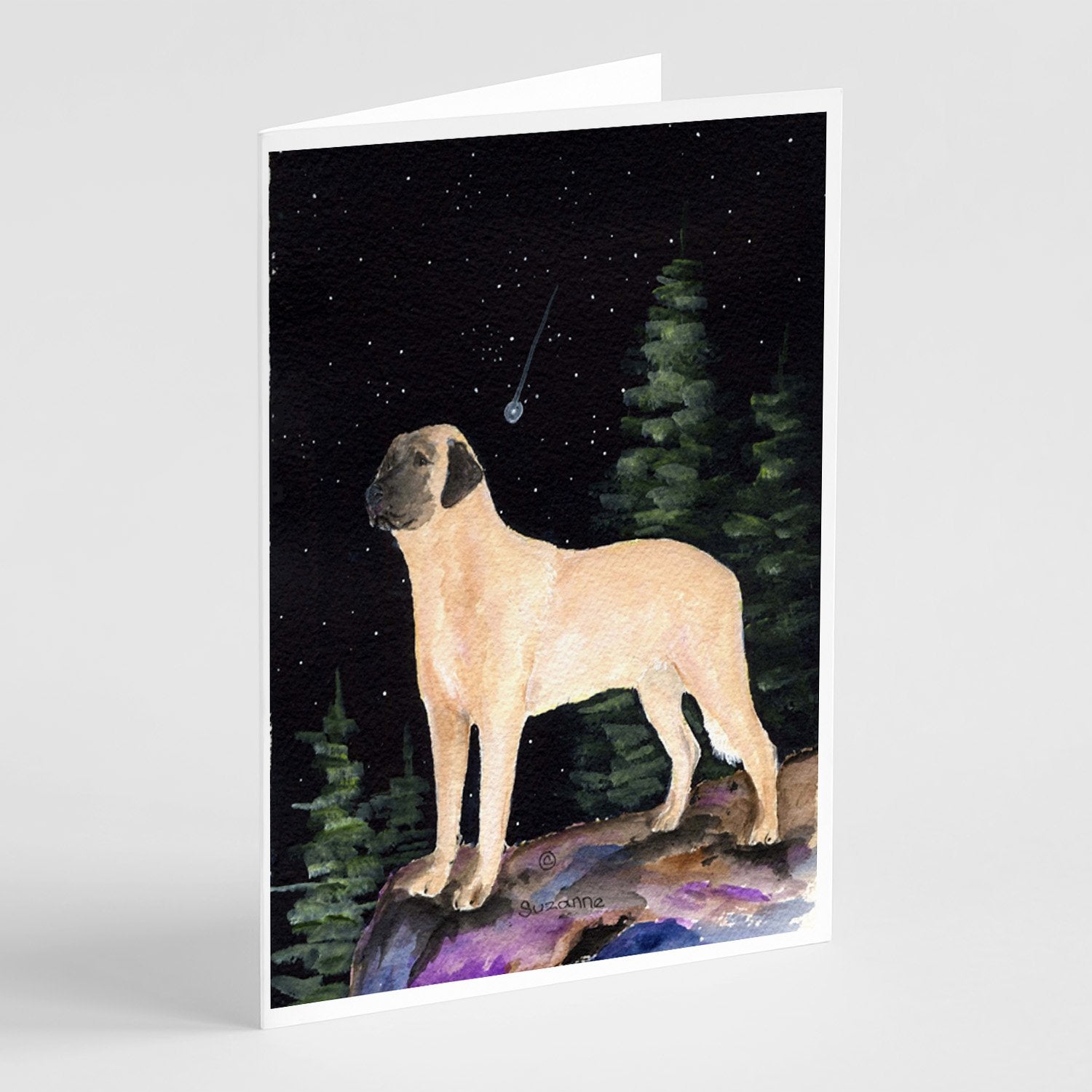 Buy this Starry Night Anatolian Shepherd Greeting Cards and Envelopes Pack of 8