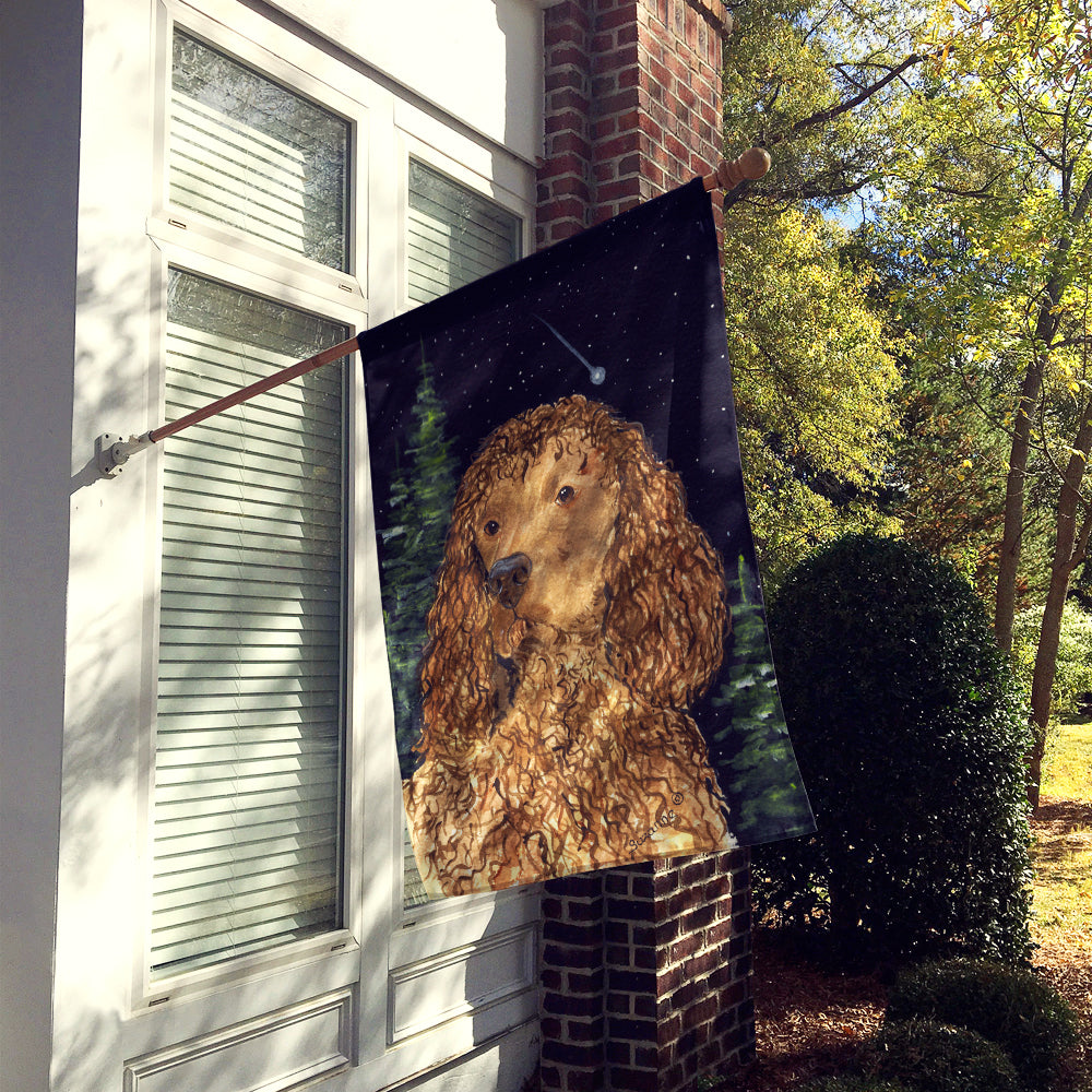 American Water Spaniel Flag Canvas House Size