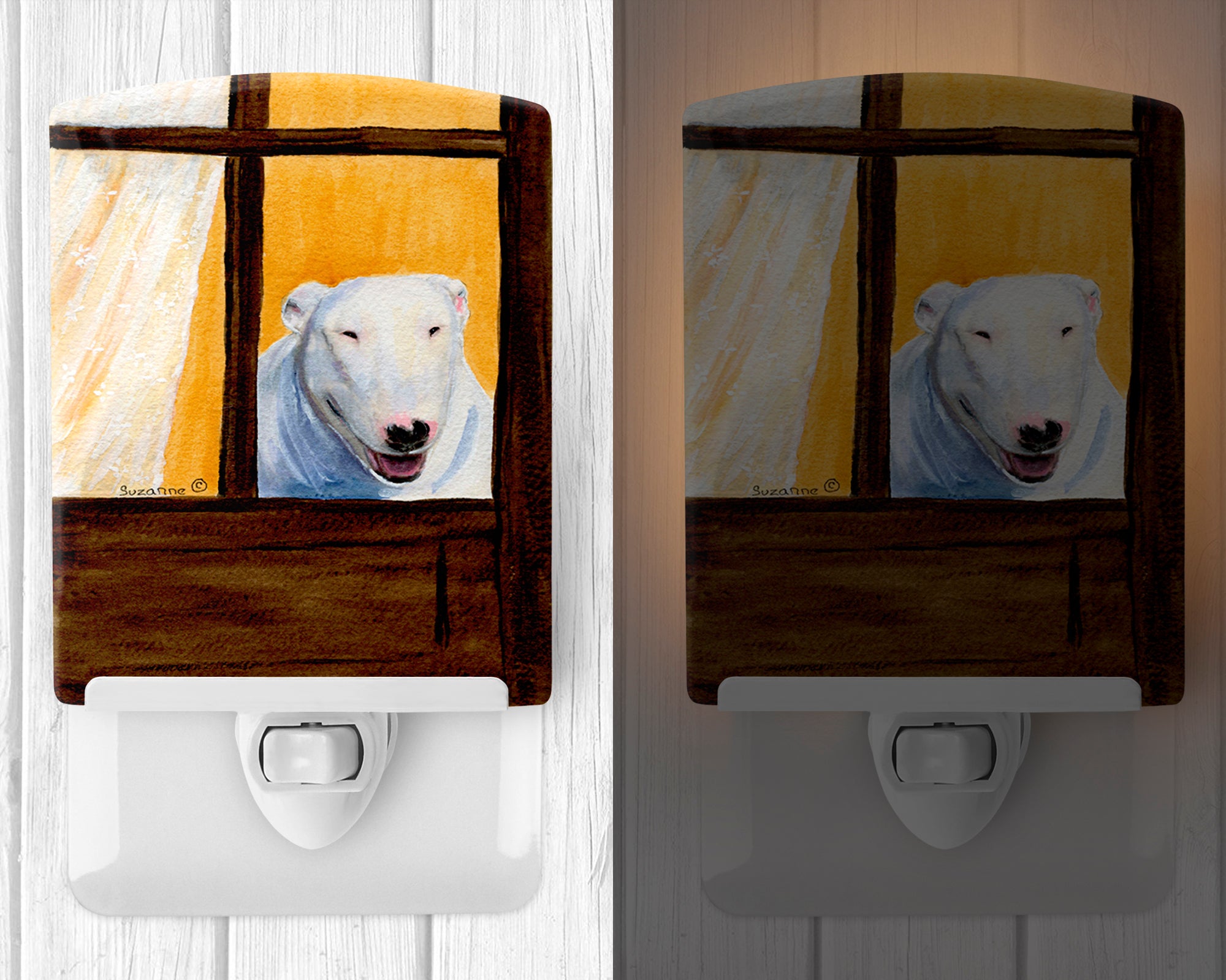 Bull Terrier Ceramic Night Light SS8542CNL - the-store.com