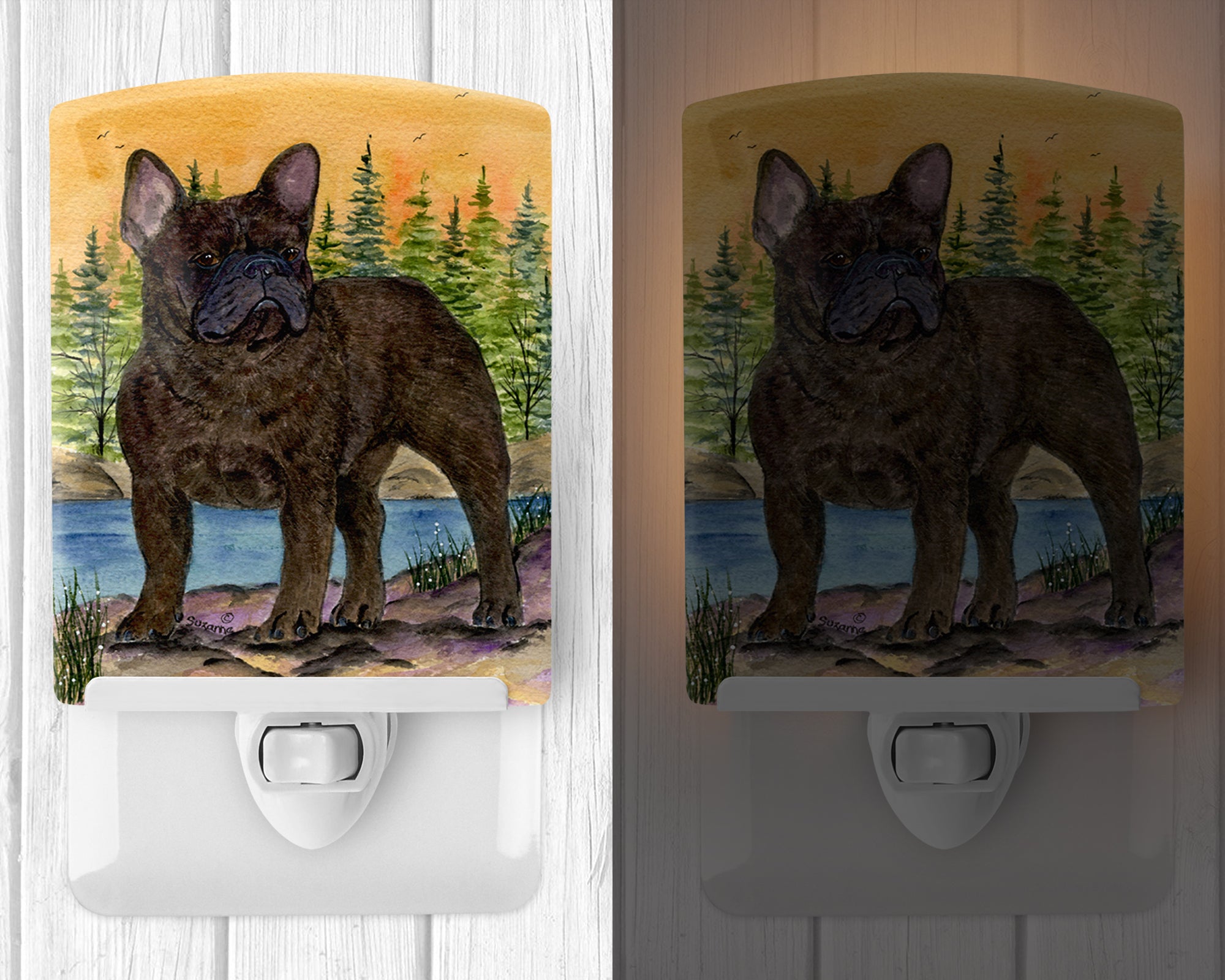 French Bulldog Ceramic Night Light SS8597CNL - the-store.com