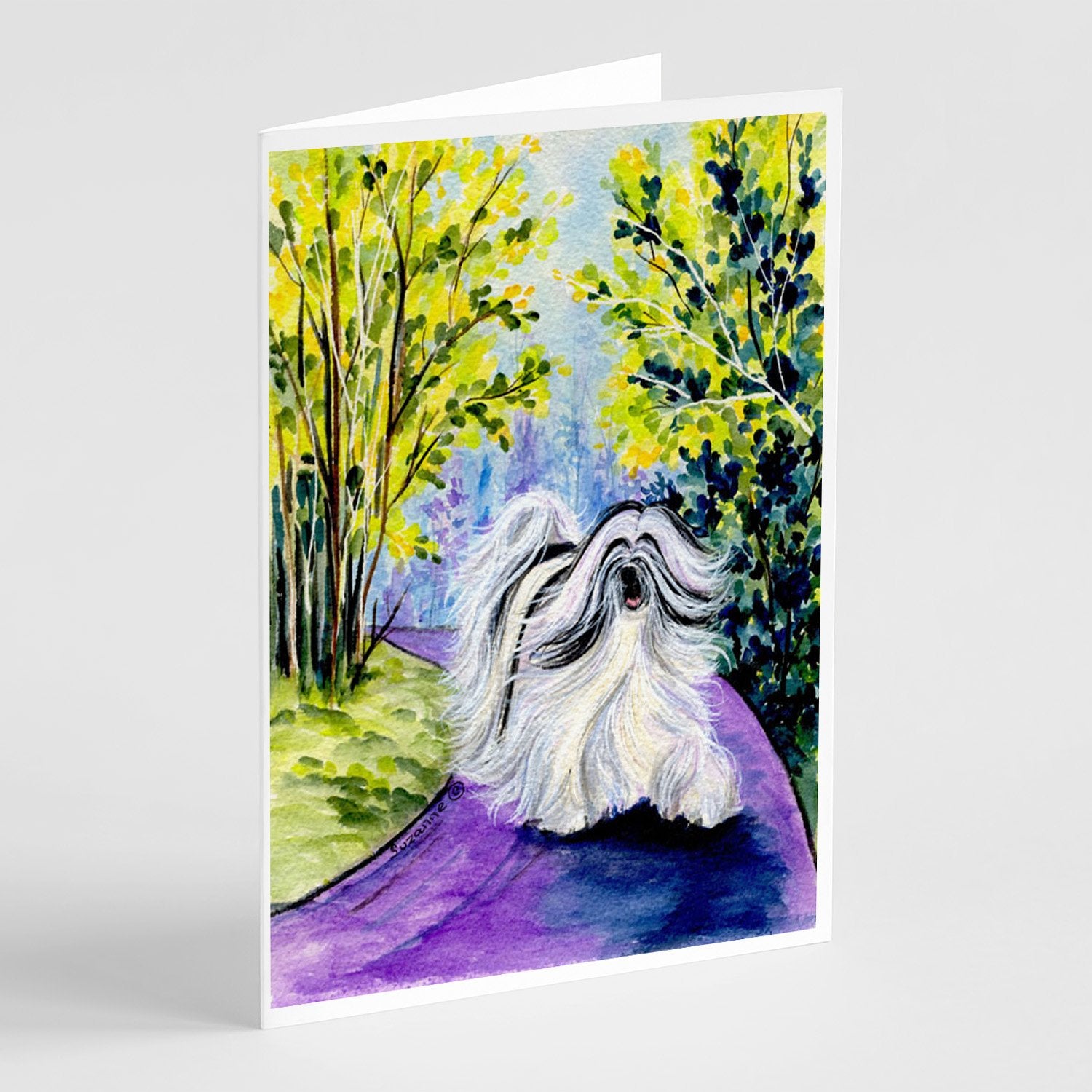 Buy this Tibetan Terrier Greeting Cards and Envelopes Pack of 8