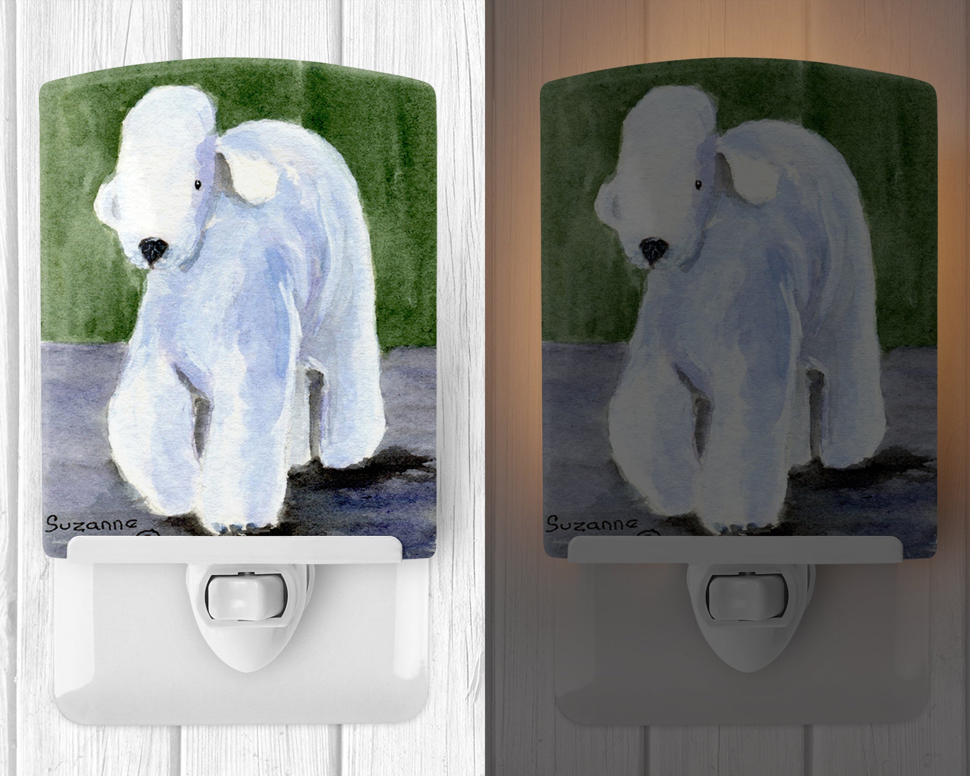 Bedlington Terrier Ceramic Night Light SS8683CNL - the-store.com