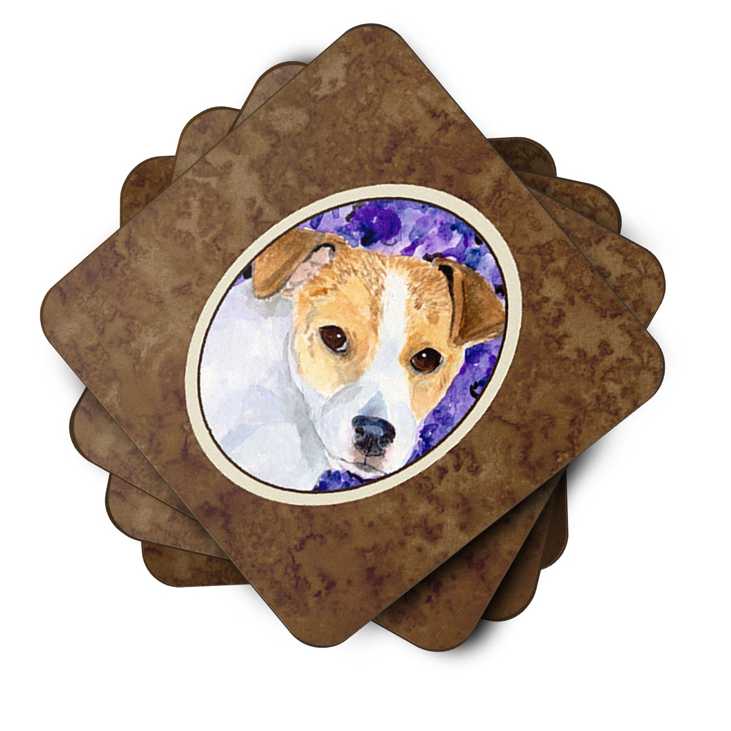 Set of 4 Jack Russell Terrier Foam Coasters - the-store.com