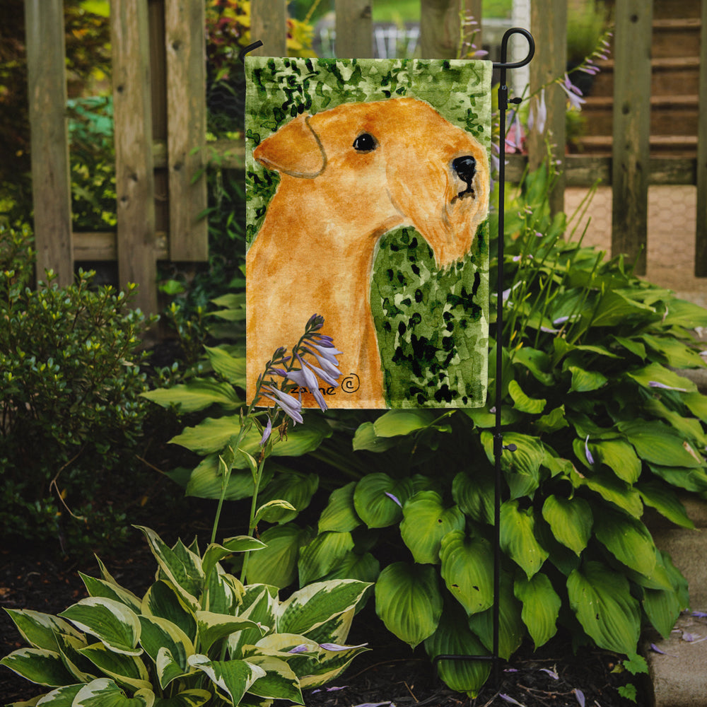 Lakeland Terrier Flag Garden Size.