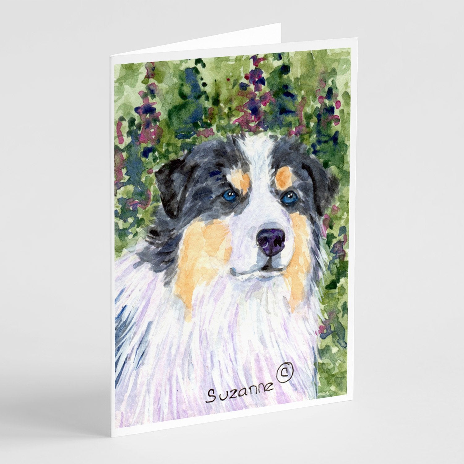 Buy this Australian Shepherd Greeting Cards and Envelopes Pack of 8