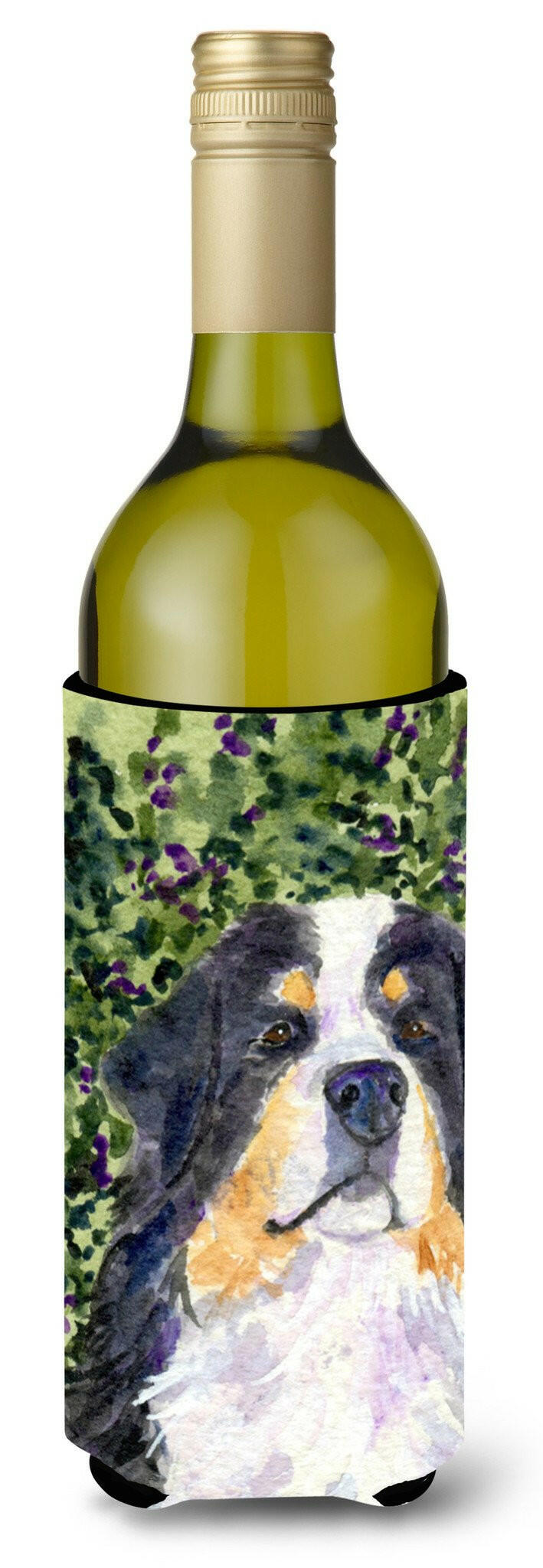 Bernese Mountain Dog Wine Bottle Beverage Insulator Beverage Insulator Hugger SS8830LITERK by Caroline's Treasures