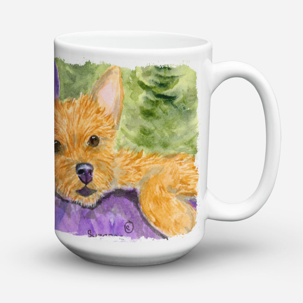 Norwich Terrier Dishwasher Safe Microwavable Ceramic Coffee Mug 15 ounce SS8898CM15