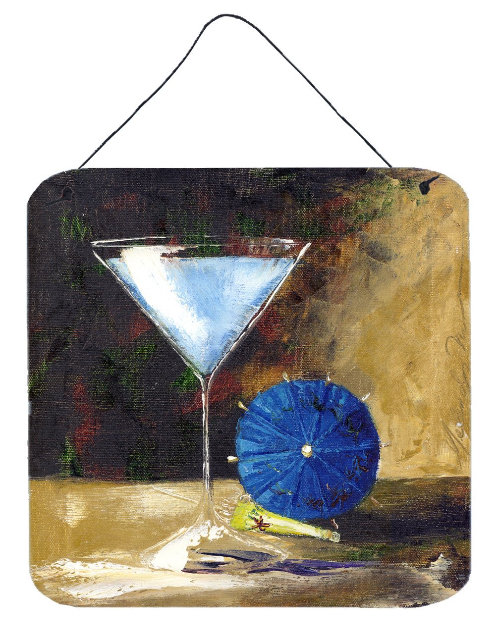 Blue Martini by Malenda Trick Wall or Door Hanging Prints TMTR0031DS66 by Caroline's Treasures