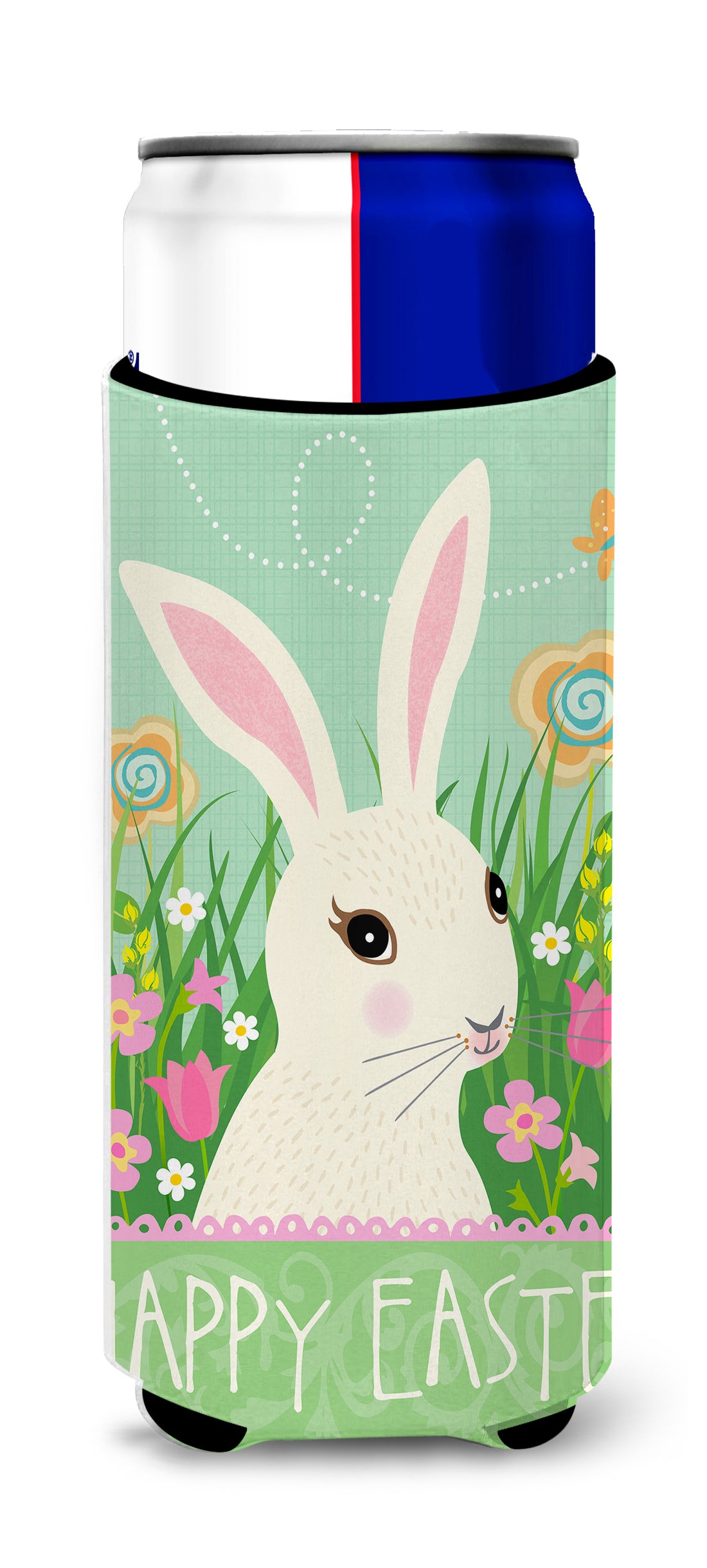 Easter Bunny Rabbit  Ultra Hugger for slim cans VHA3023MUK