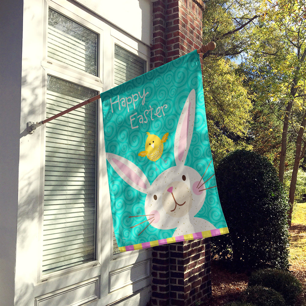 Happy Easter Rabbit Flag Canvas House Size VHA3032CHF