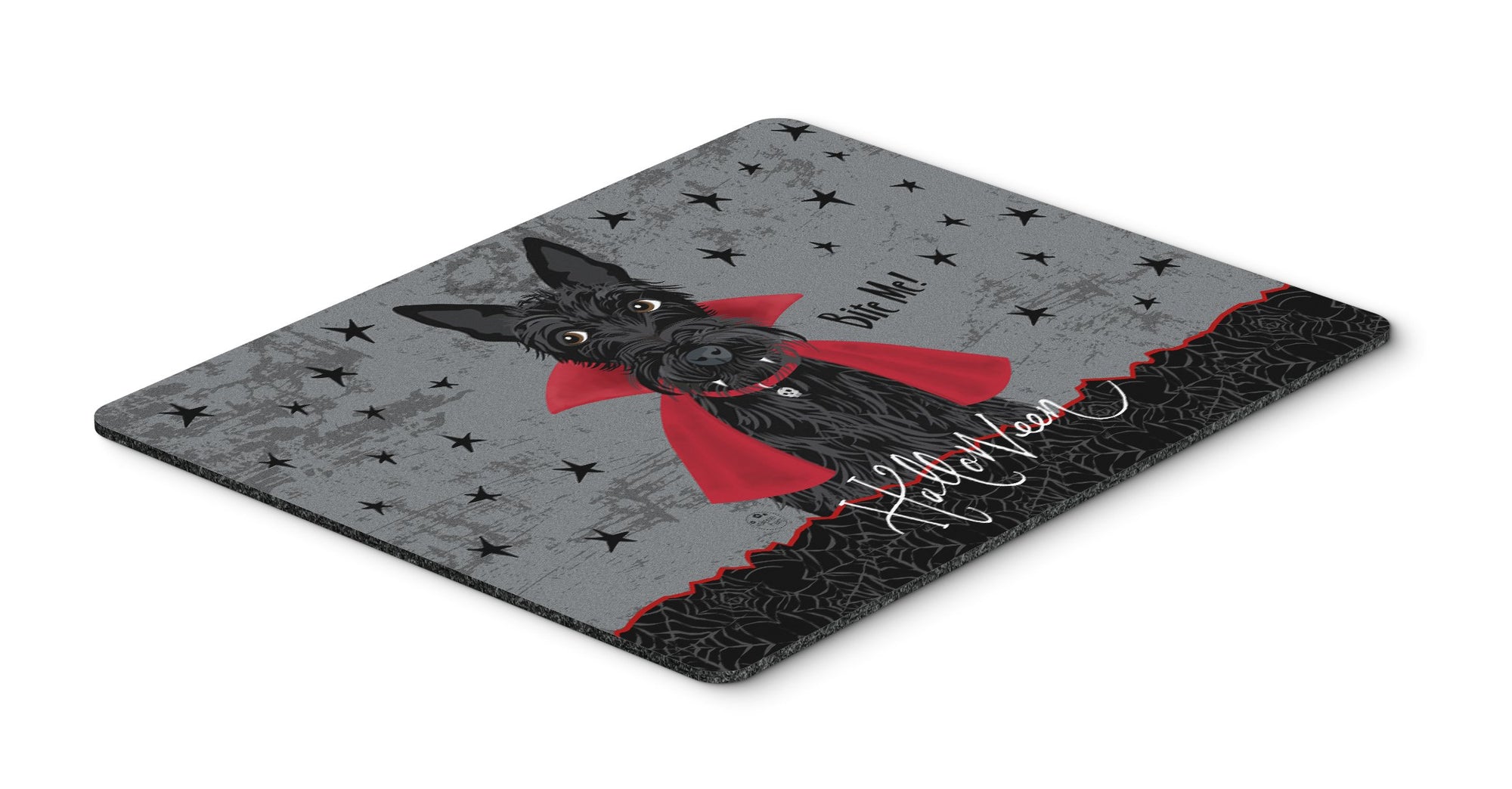 Halloween Vampire Scottie Mouse Pad, Hot Pad or Trivet VHA3037MP by Caroline's Treasures