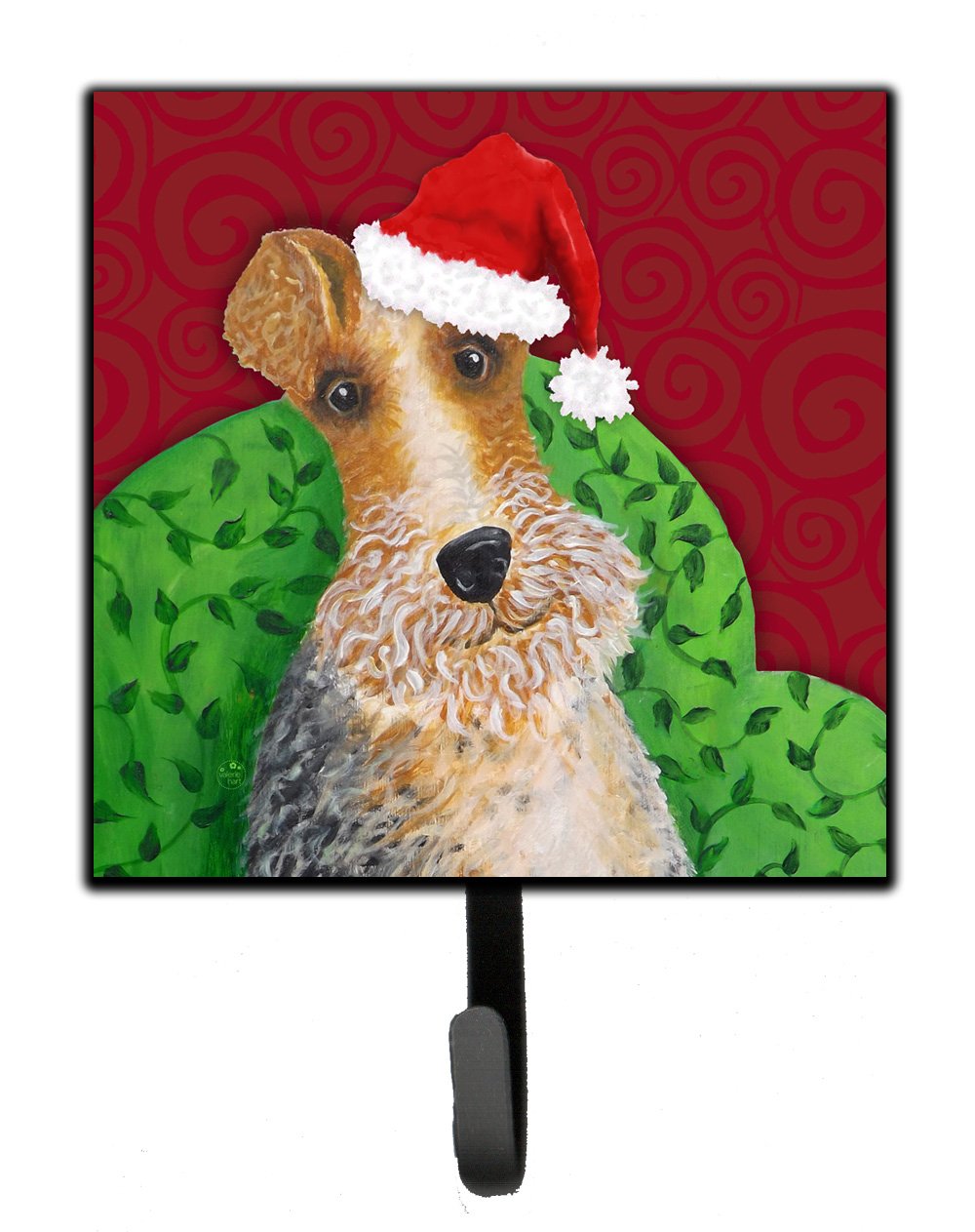 Wire Fox Terrier Christmas Leash or Key Holder VHA3040SH4 by Caroline's Treasures