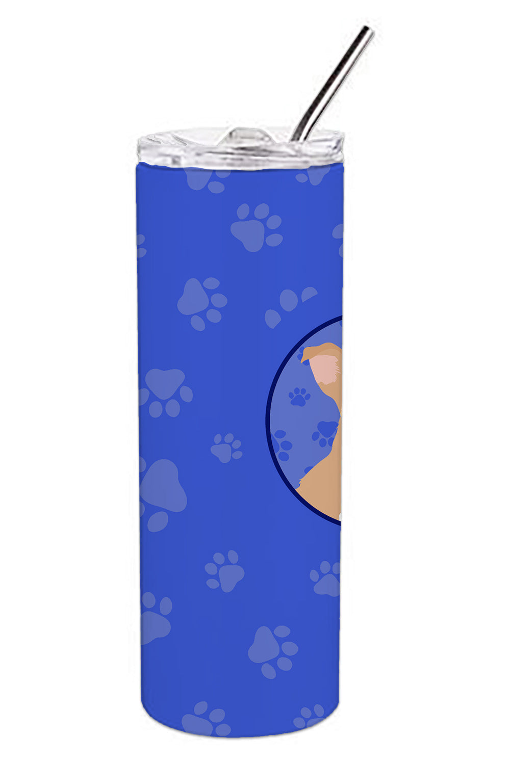 Buy this Chihuahua Gold and White  Stainless Steel 20 oz Skinny Tumbler