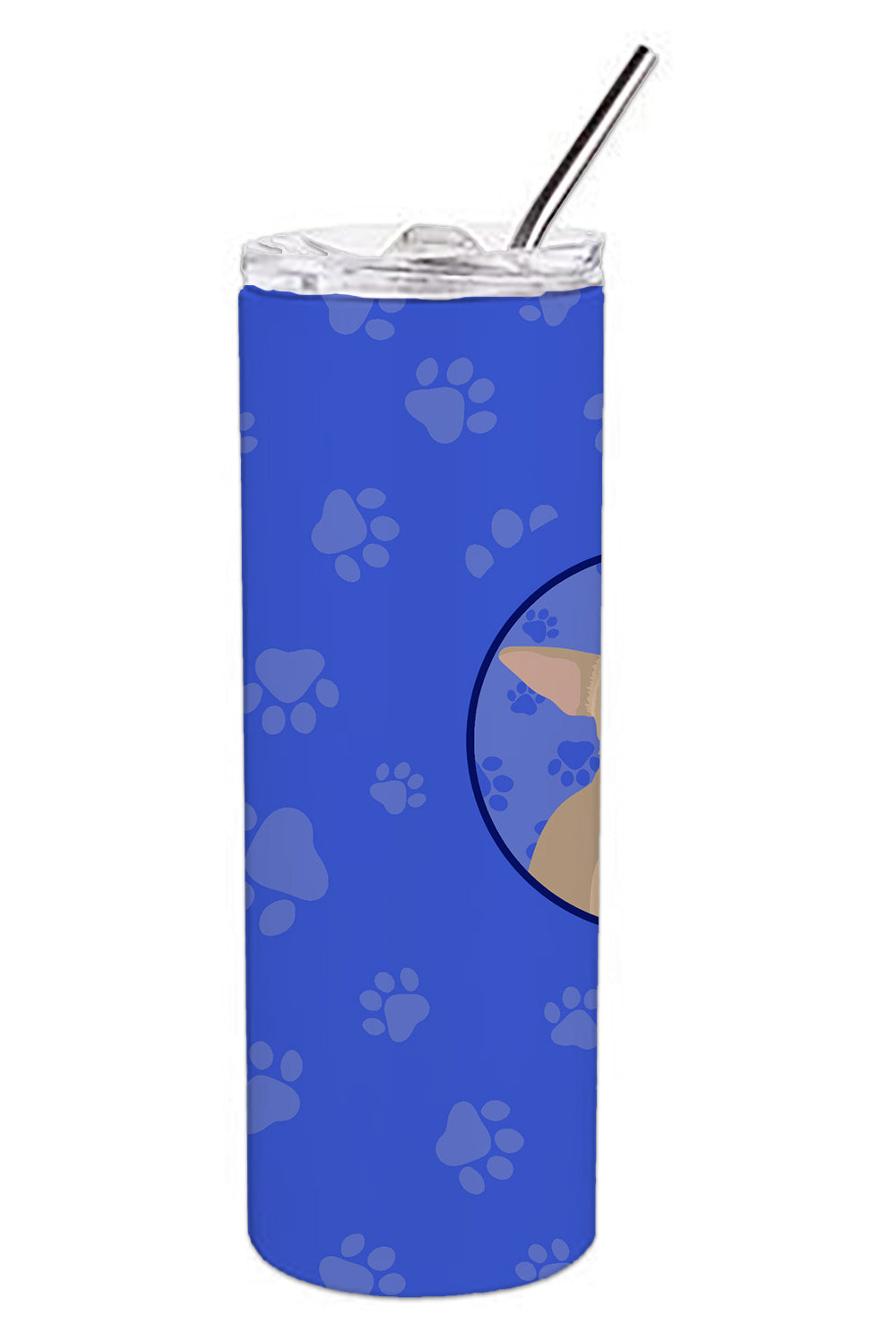 Buy this Chihuahua Silver  Stainless Steel 20 oz Skinny Tumbler