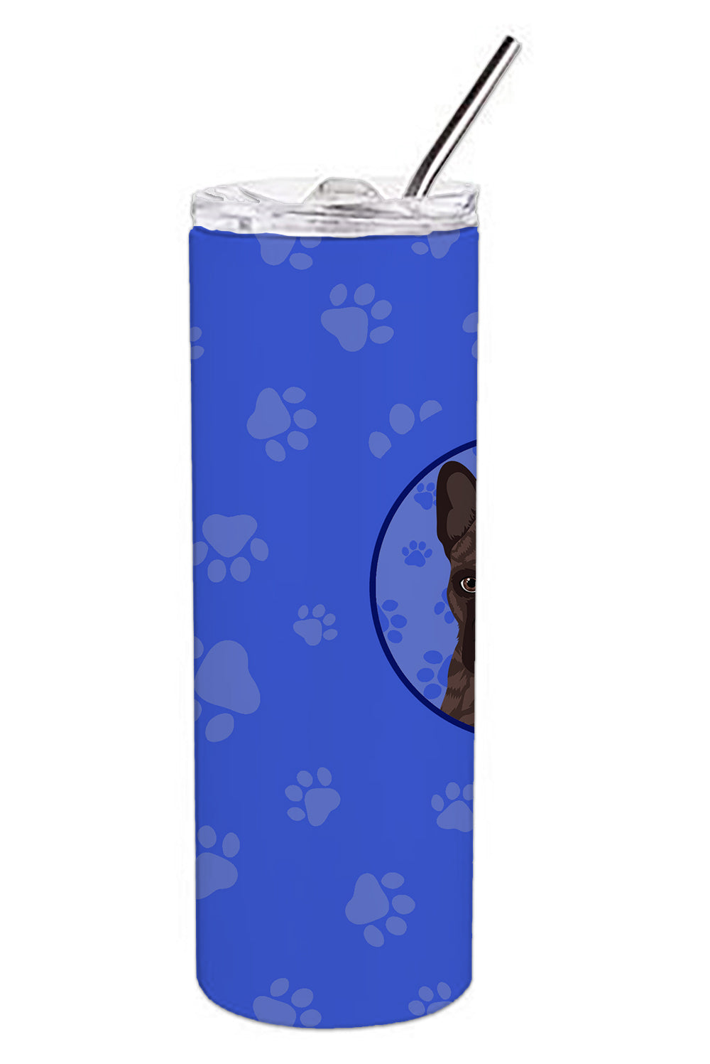Buy this French Bulldog Brindle #1  Stainless Steel 20 oz Skinny Tumbler