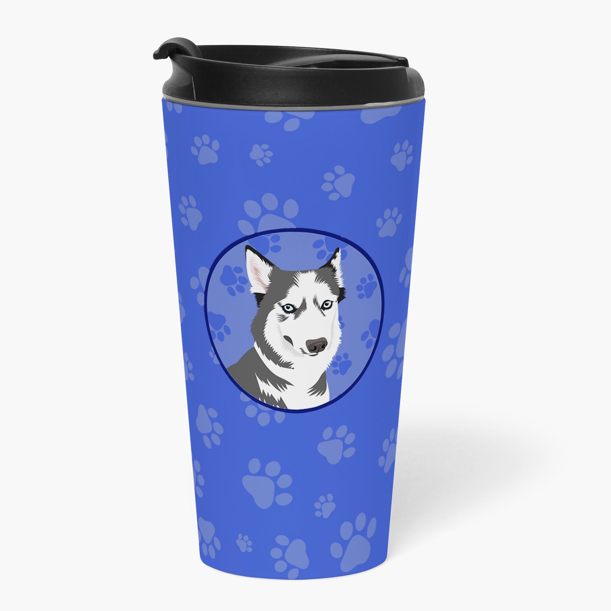 Buy this Siberian Husky Silver and White #2  Stainless Steel 16 oz  Tumbler