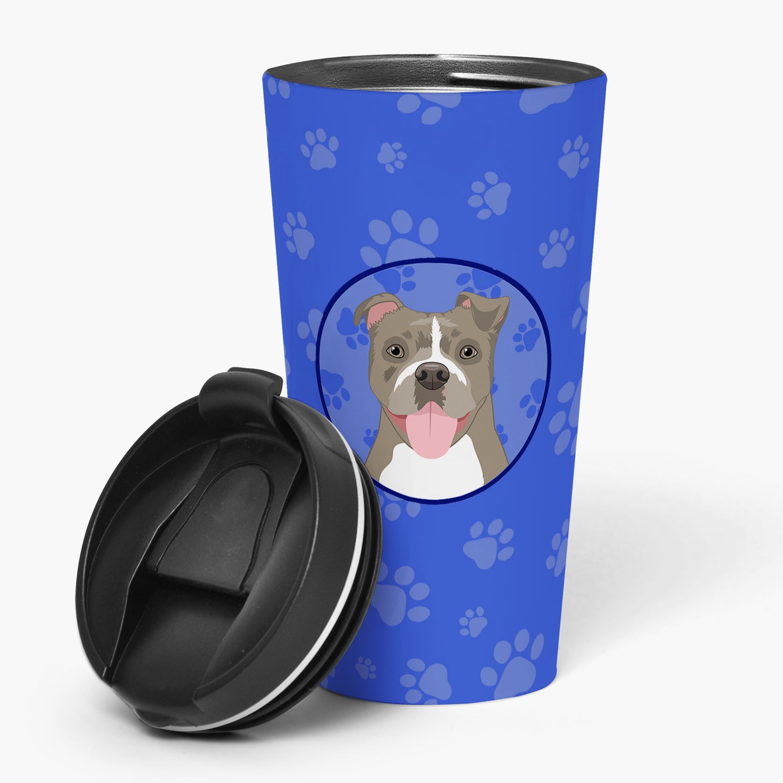 Buy this Pit Bull Blue #2  Stainless Steel 16 oz  Tumbler