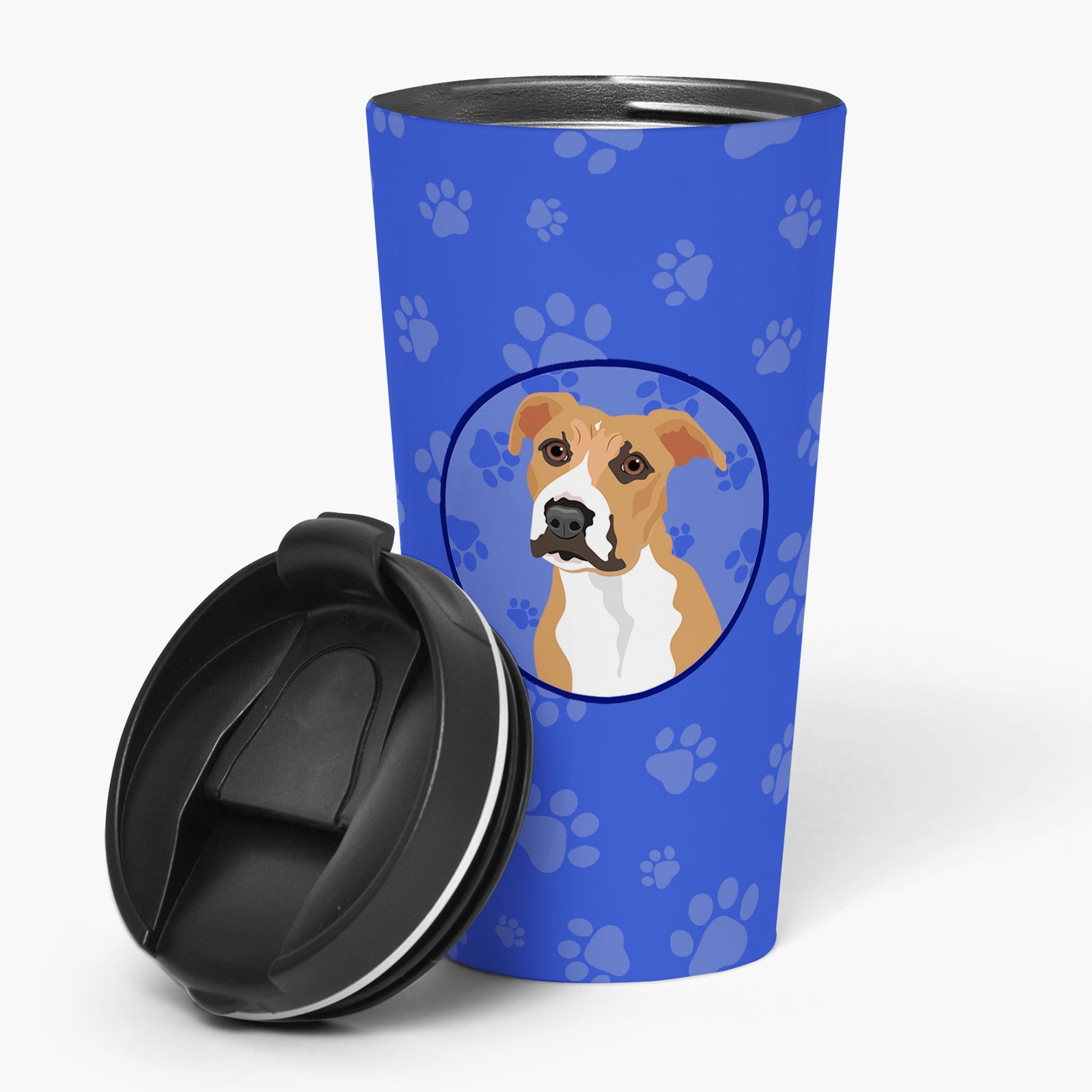 Buy this Pit Bull Fawn #3  Stainless Steel 16 oz  Tumbler