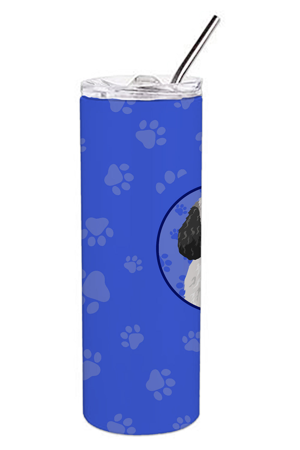 Buy this Poodle Standard Silver  Stainless Steel 20 oz Skinny Tumbler