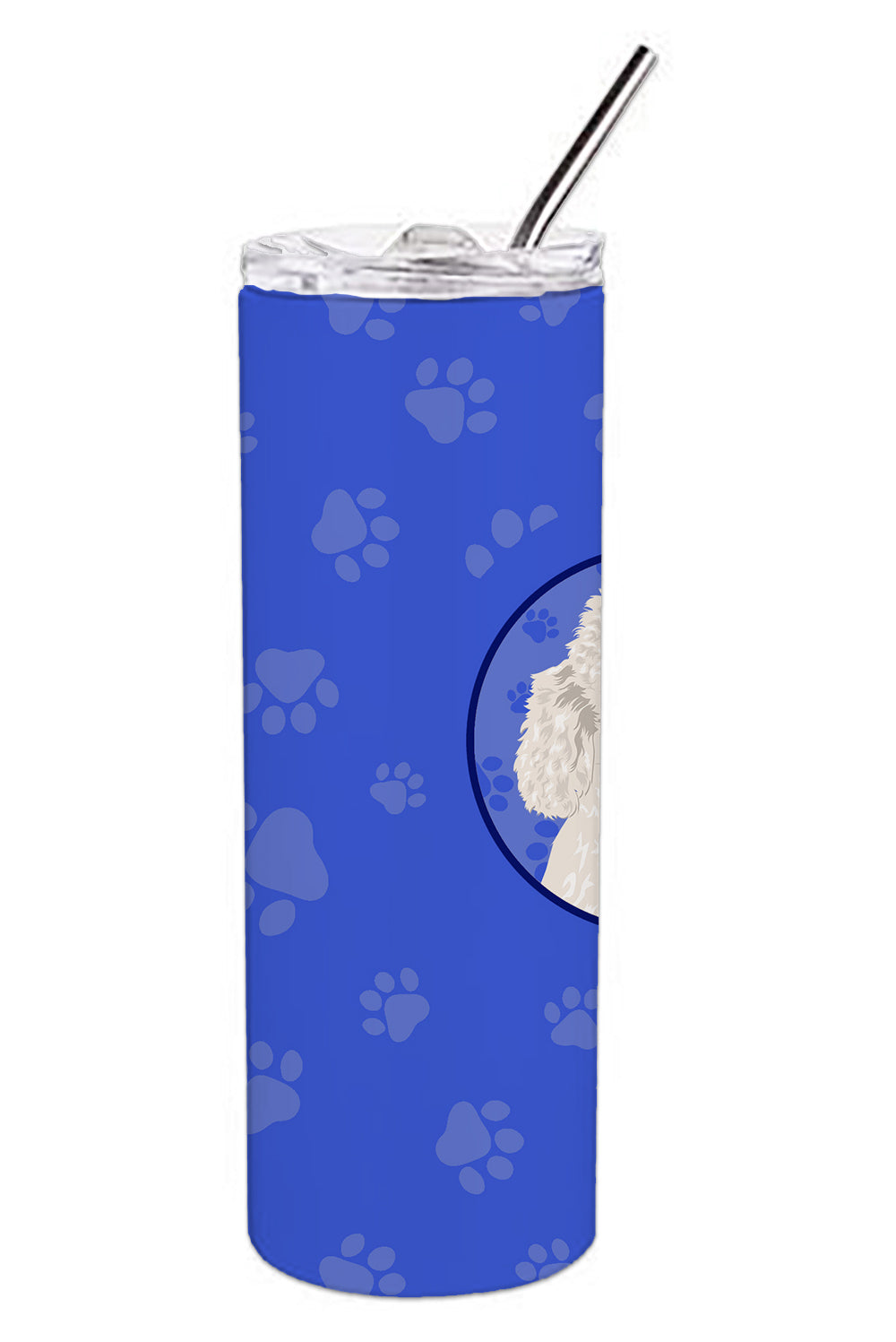 Buy this Poodle Standard White  Stainless Steel 20 oz Skinny Tumbler