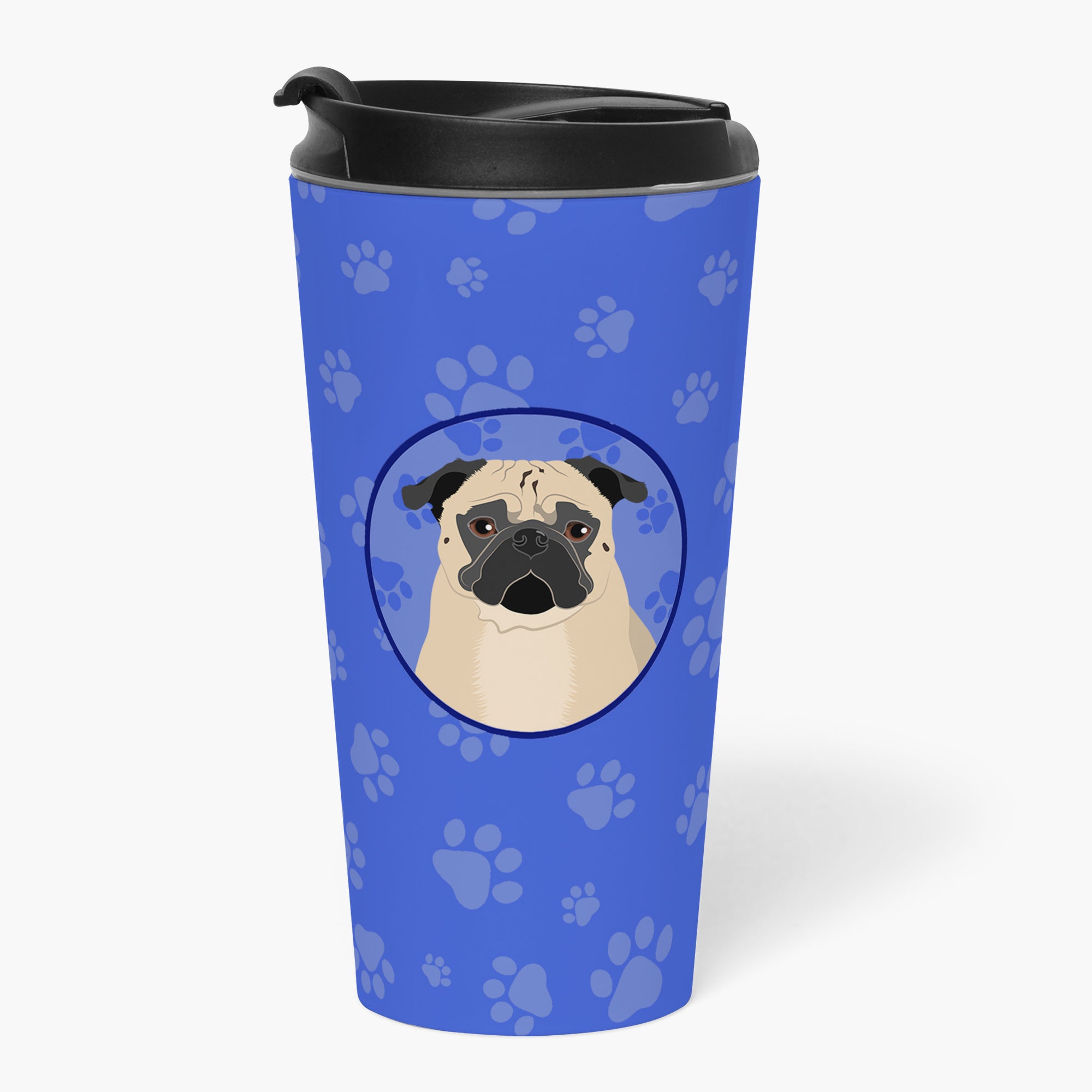 Buy this Pug Fawn #1  Stainless Steel 16 oz  Tumbler