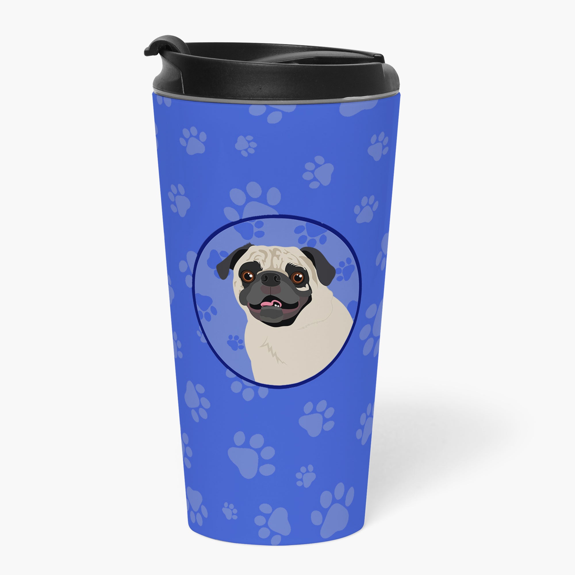 Buy this Pug Fawn #2  Stainless Steel 16 oz  Tumbler