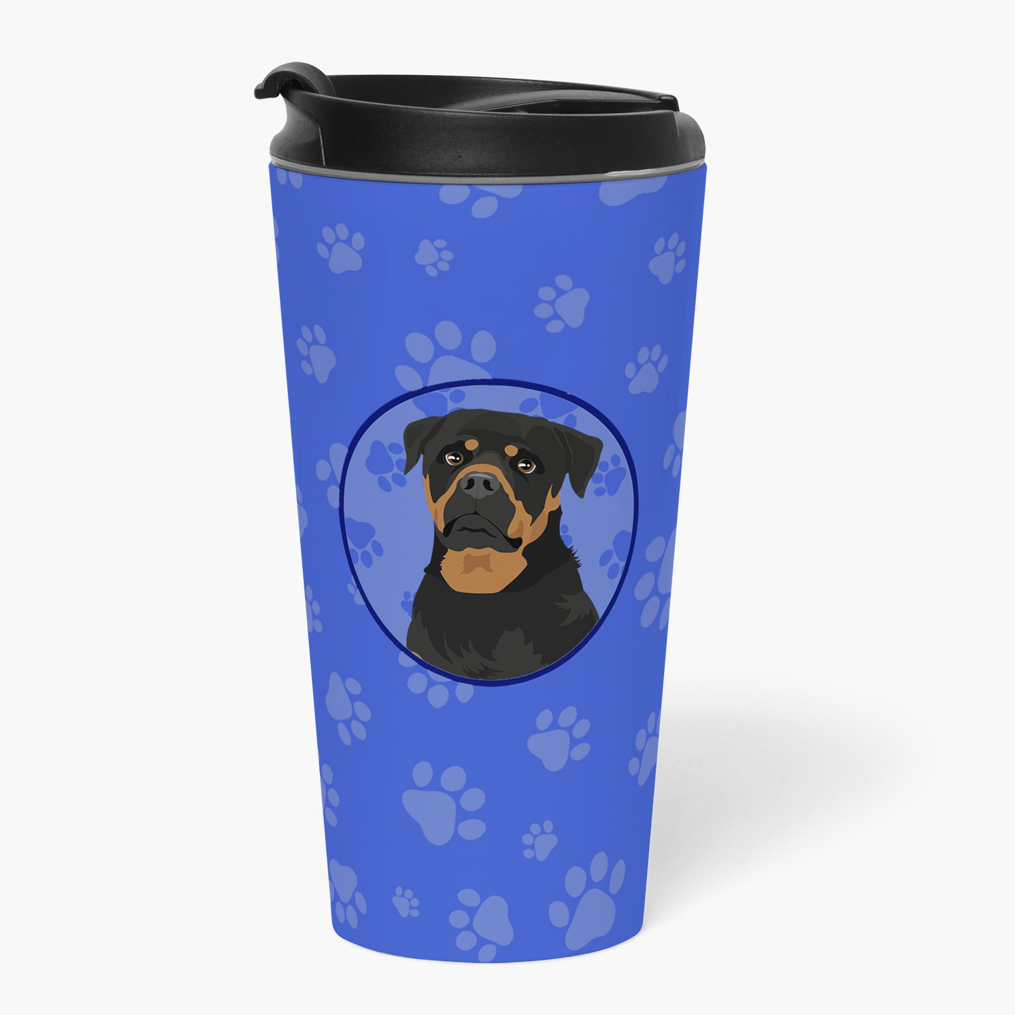 Buy this Rottweiler Black and Mahogany  Stainless Steel 16 oz  Tumbler