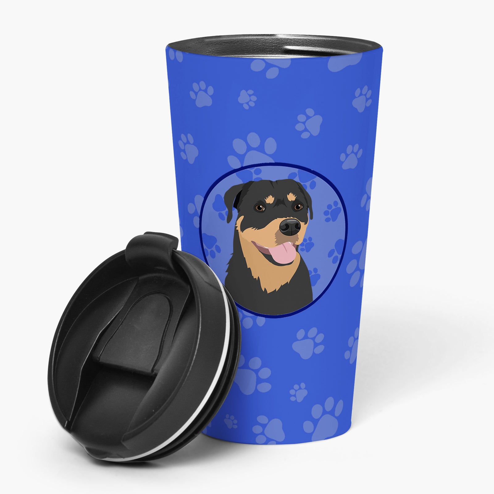 Buy this Rottweiler Black and Tan #7  Stainless Steel 16 oz  Tumbler