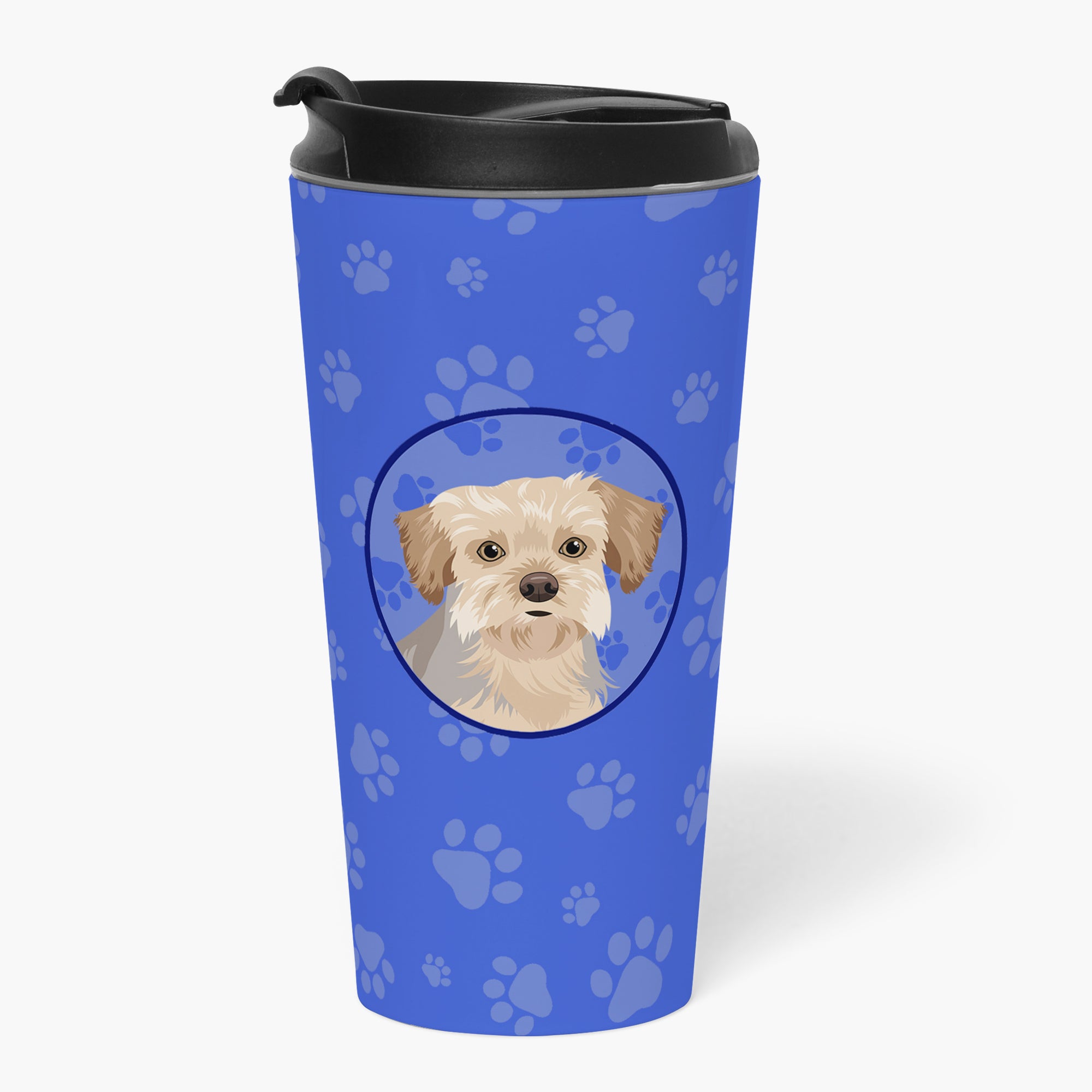 Buy this Yorkie Blue and Tan #1  Stainless Steel 16 oz  Tumbler