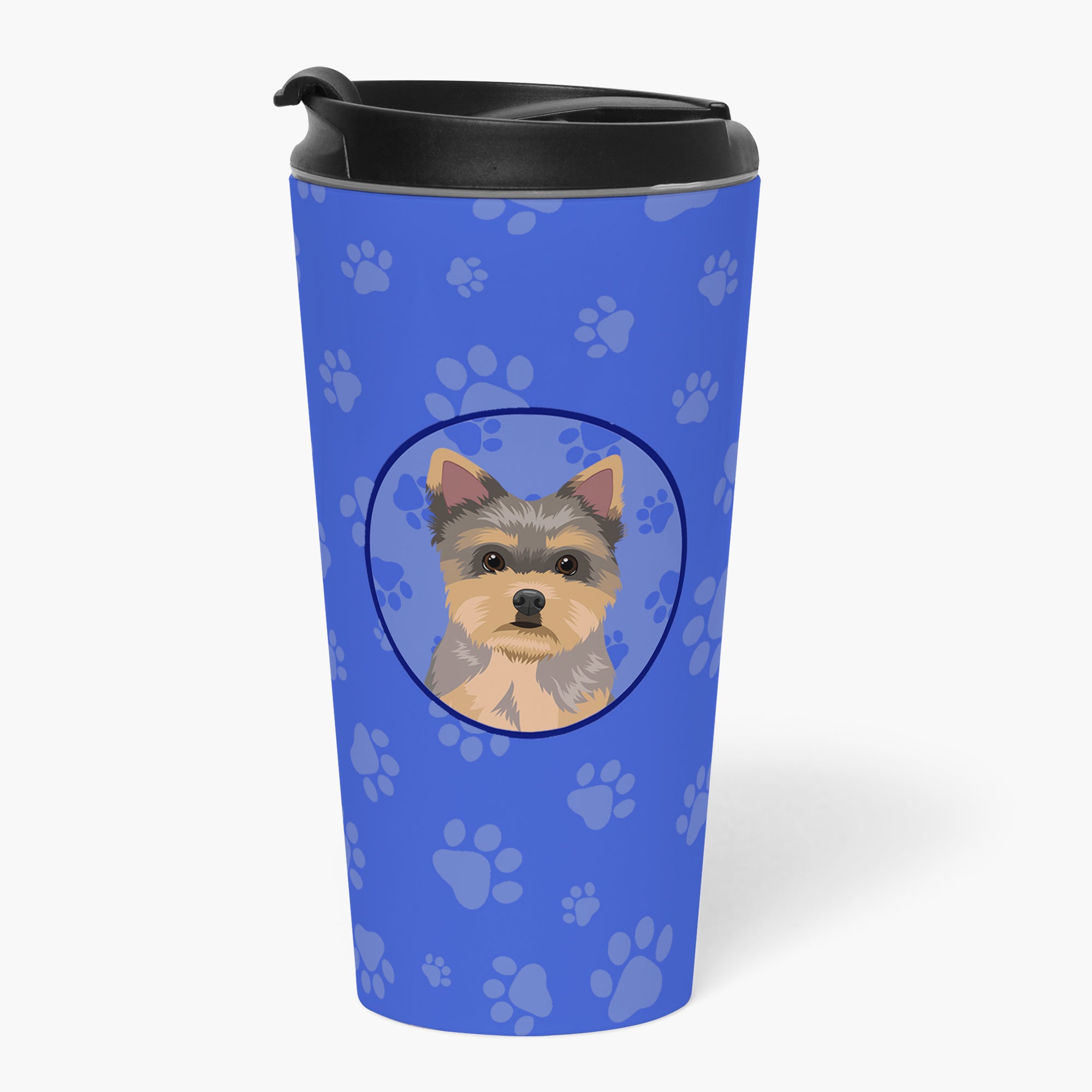 Buy this Yorkie Chocolate Puppy  Stainless Steel 16 oz  Tumbler