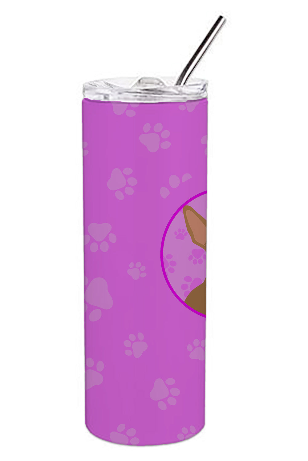 Buy this Chihuahua Chocolate and White #1 Stainless Steel 20 oz Skinny Tumbler