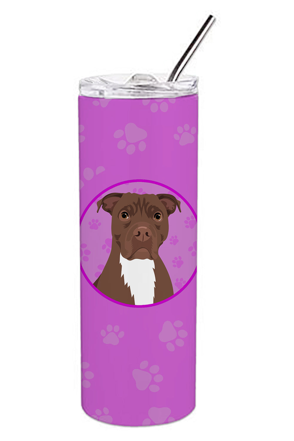 Buy this Pit Bull Chocolate Stainless Steel 20 oz Skinny Tumbler
