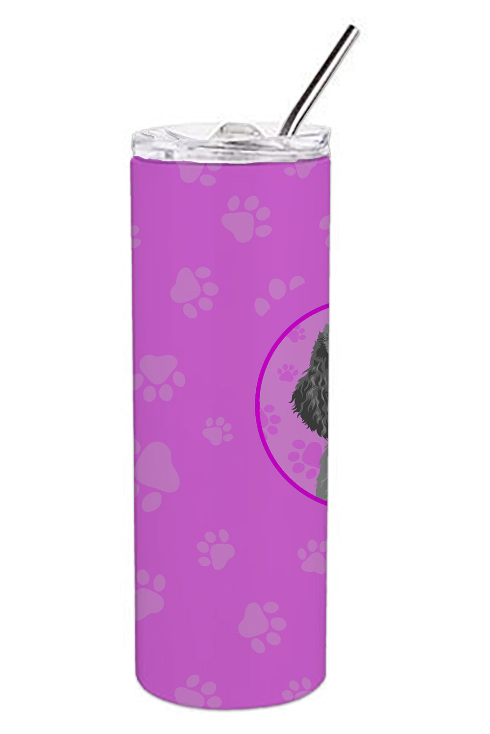 Buy this Poodle Standard Gray Stainless Steel 20 oz Skinny Tumbler